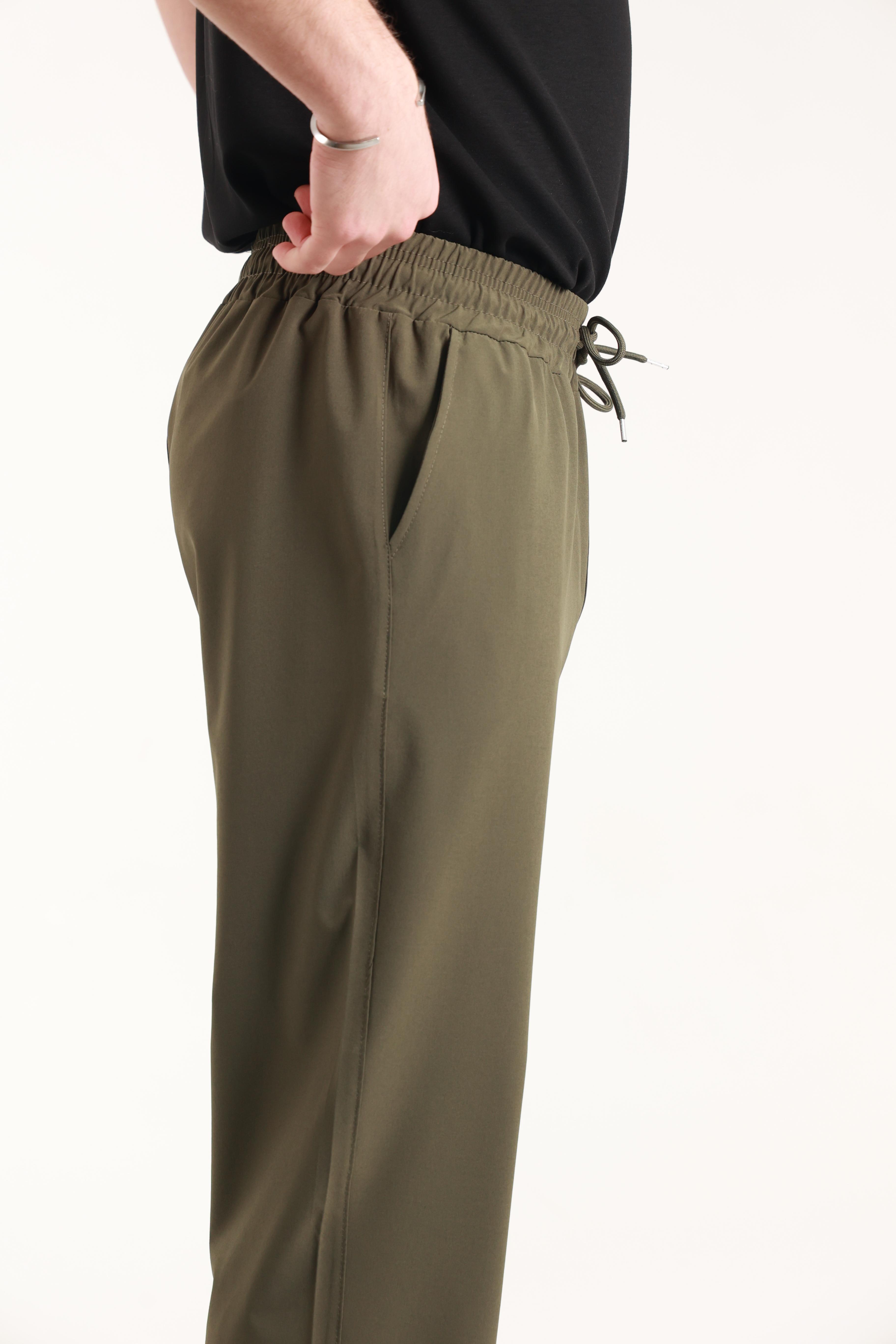 Paraşüt Baggy Eşofman Haki