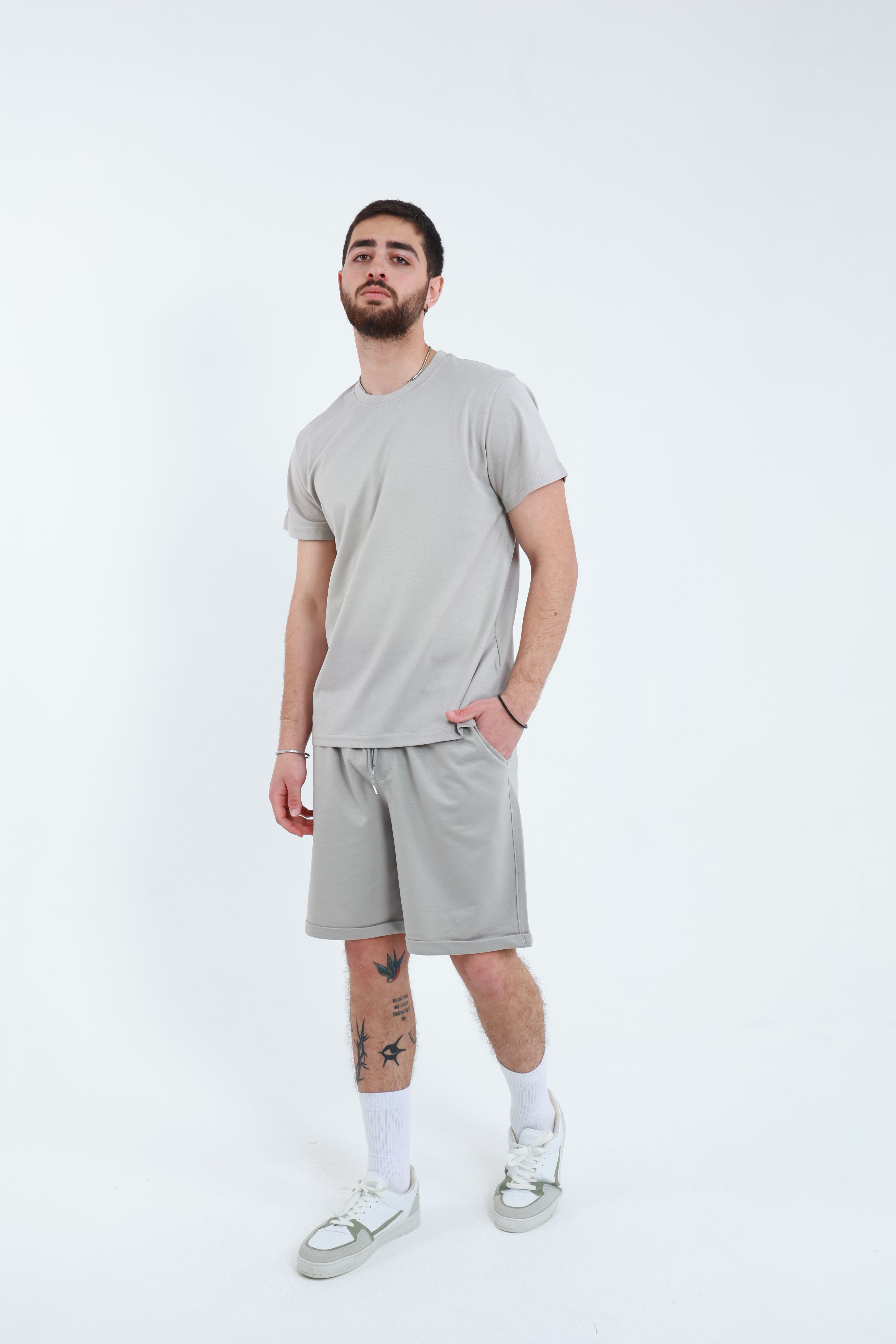 Şort T-Shirt Takım Taş