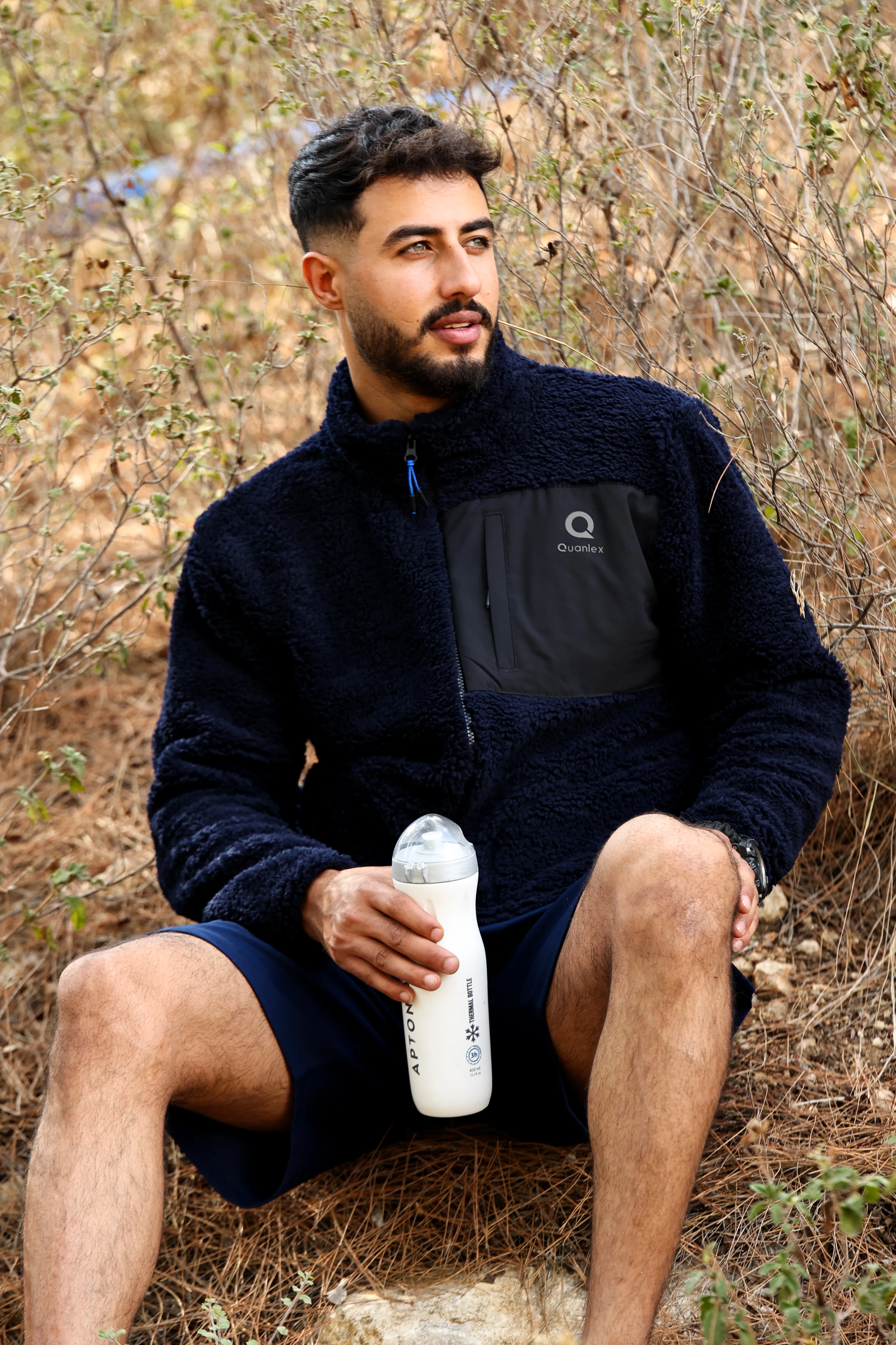 Lacivert Kuzu Welsoft Polar Ceket