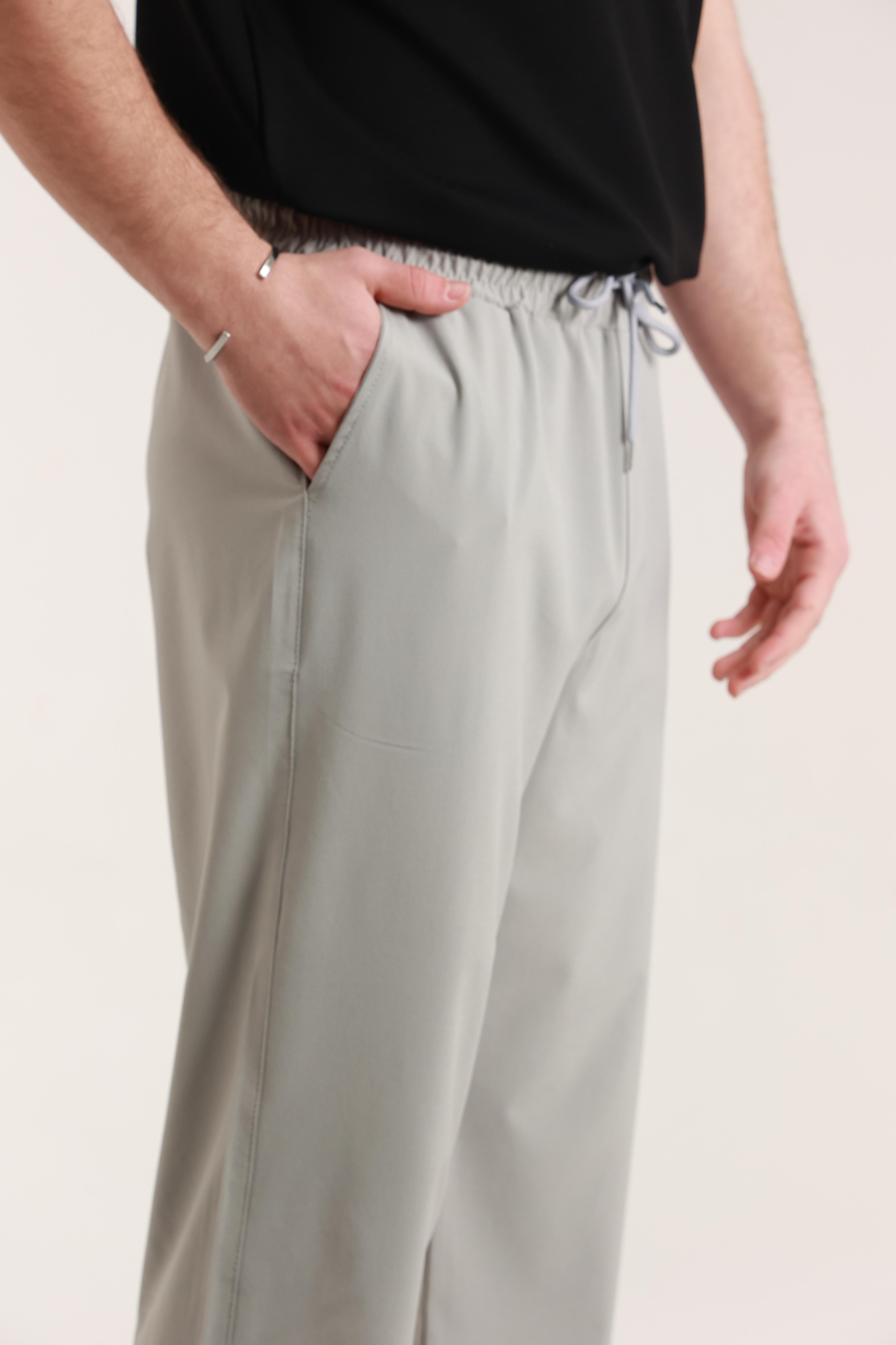 Paraşüt Baggy Eşofman Gri