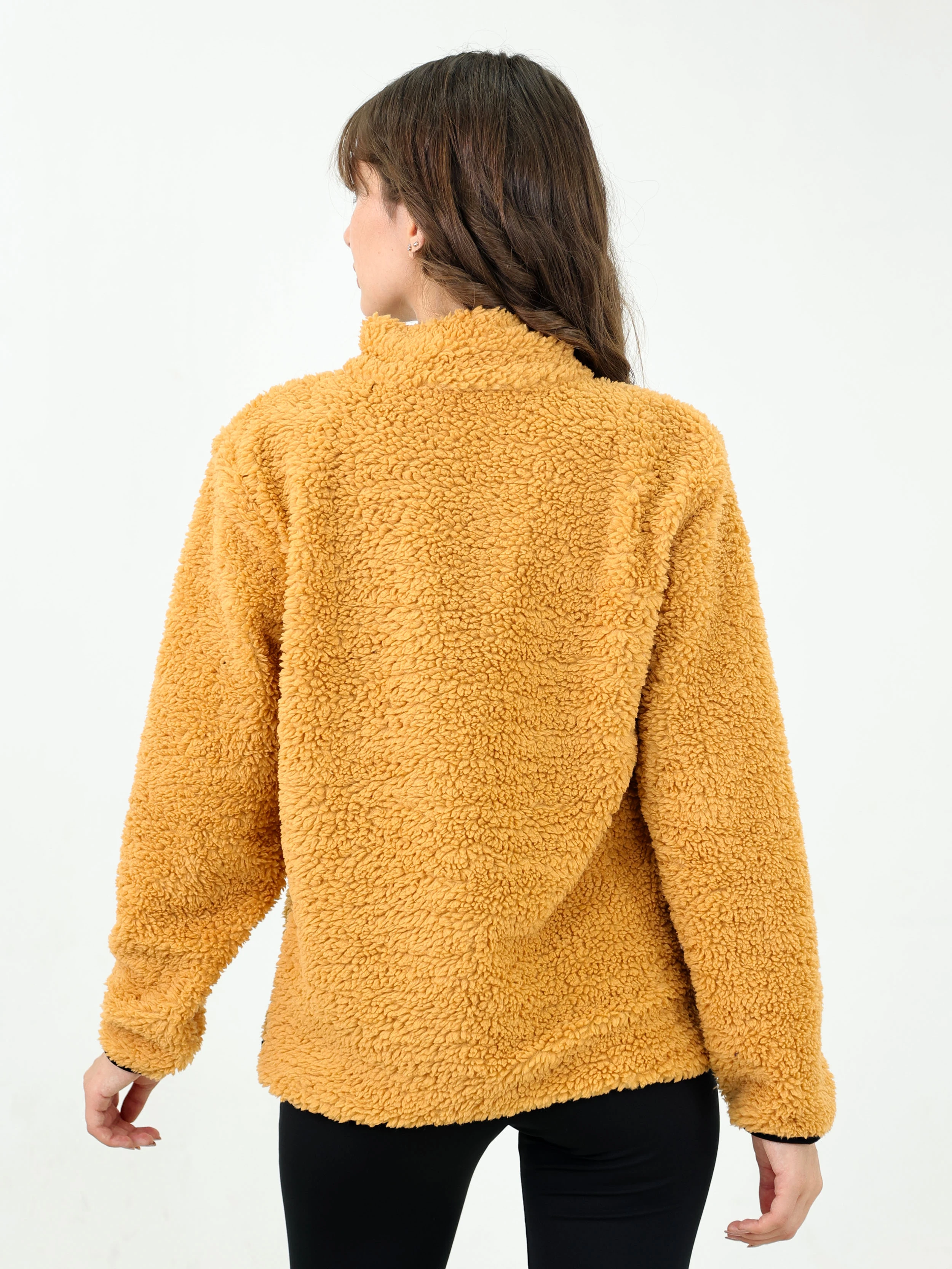 Kiremit Kadın Kuzu Welsoft Polar Ceket