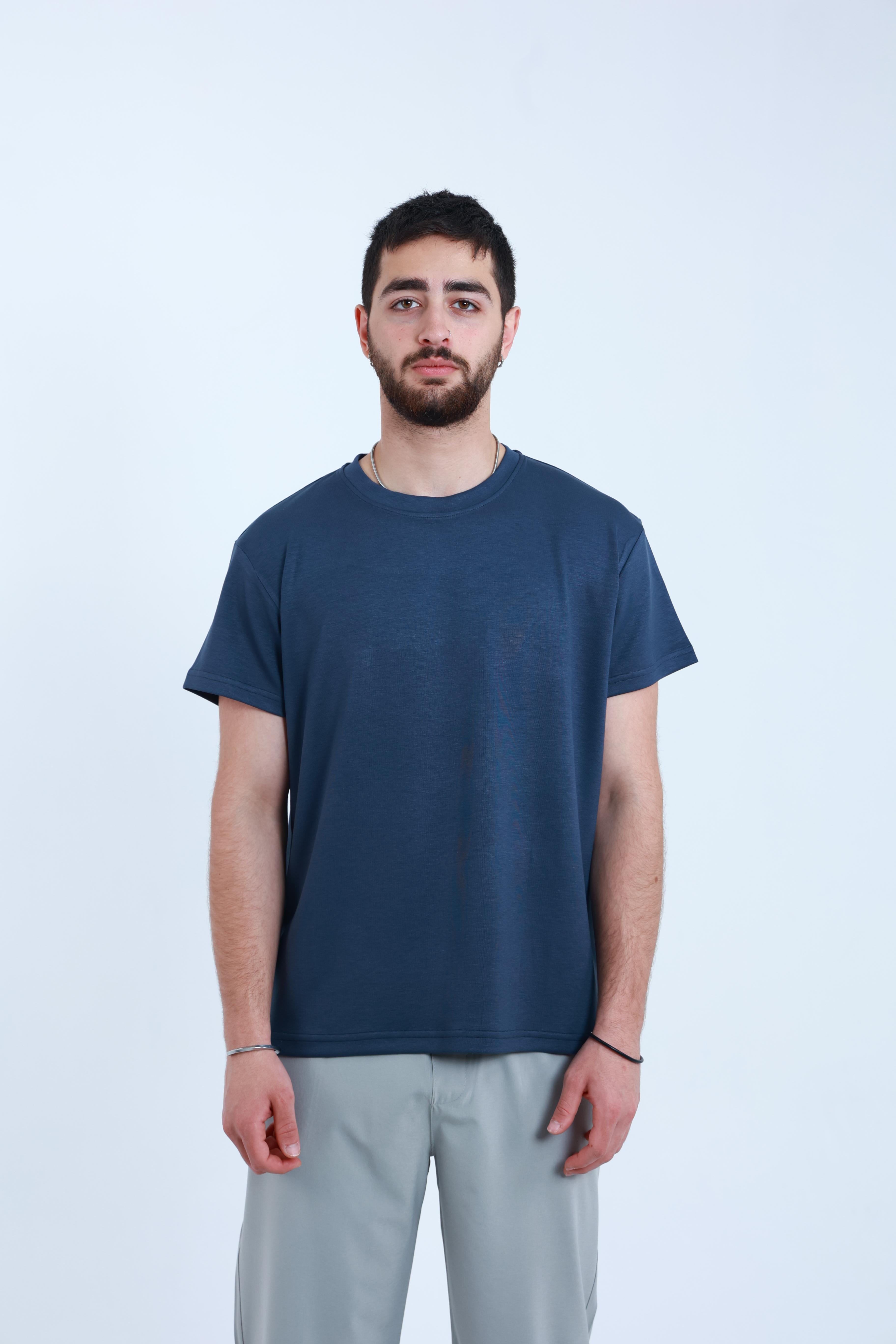 Modal Regular T-Shirt Füme