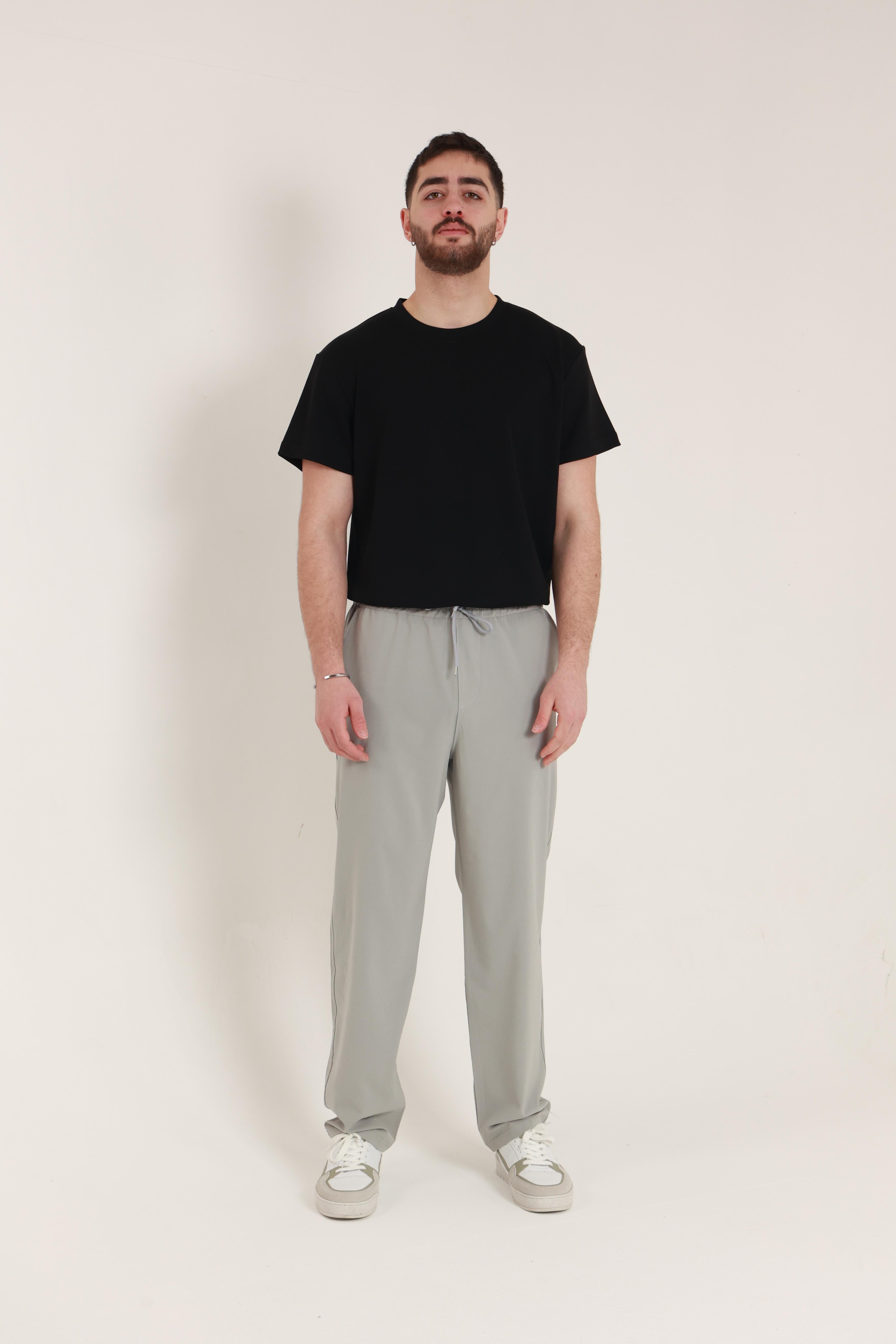 Paraşüt Baggy Eşofman Gri