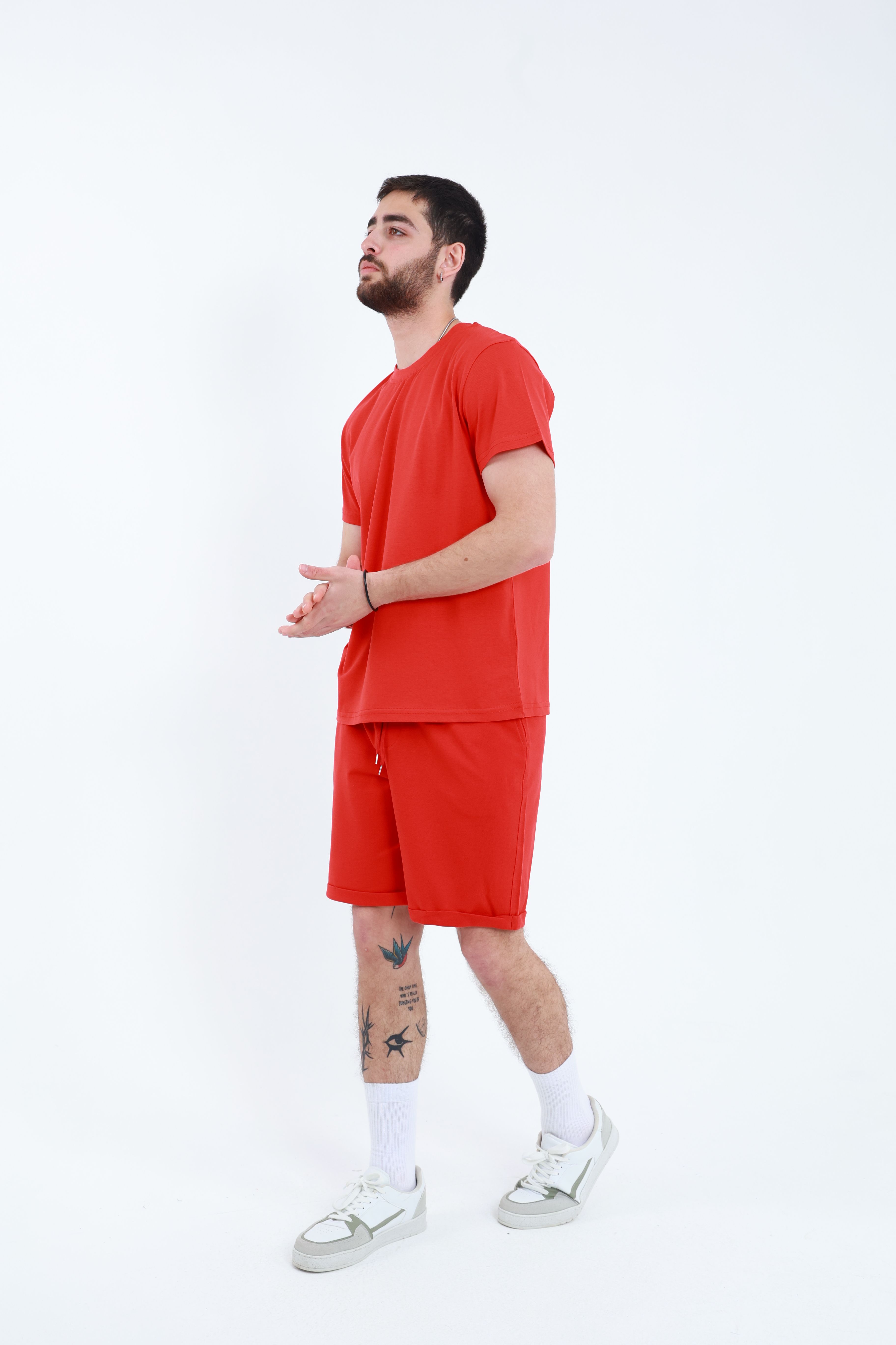 Şort T-Shirt Takım Kırmızı