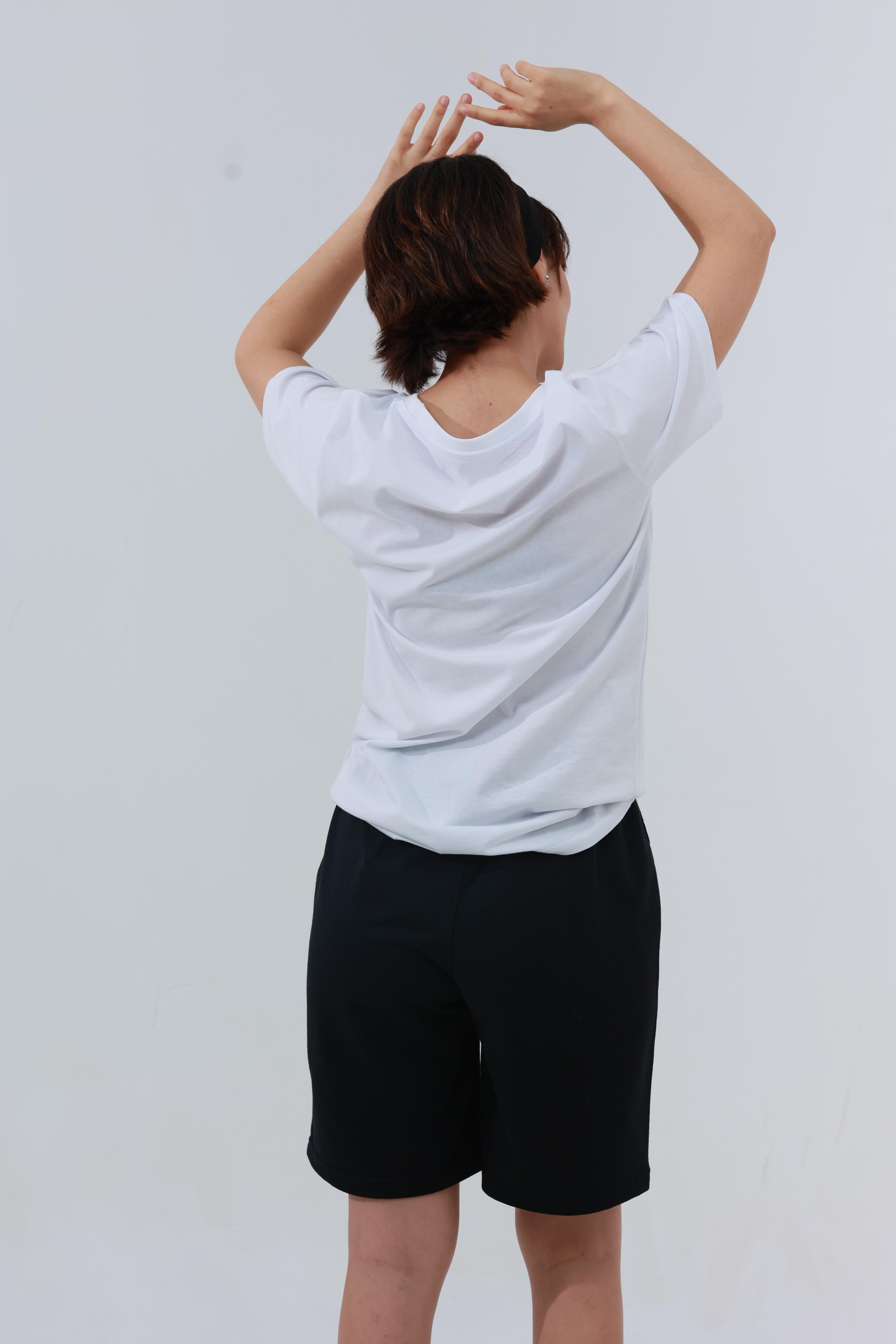 Kadın Penye Regular T-Shirt Beyaz
