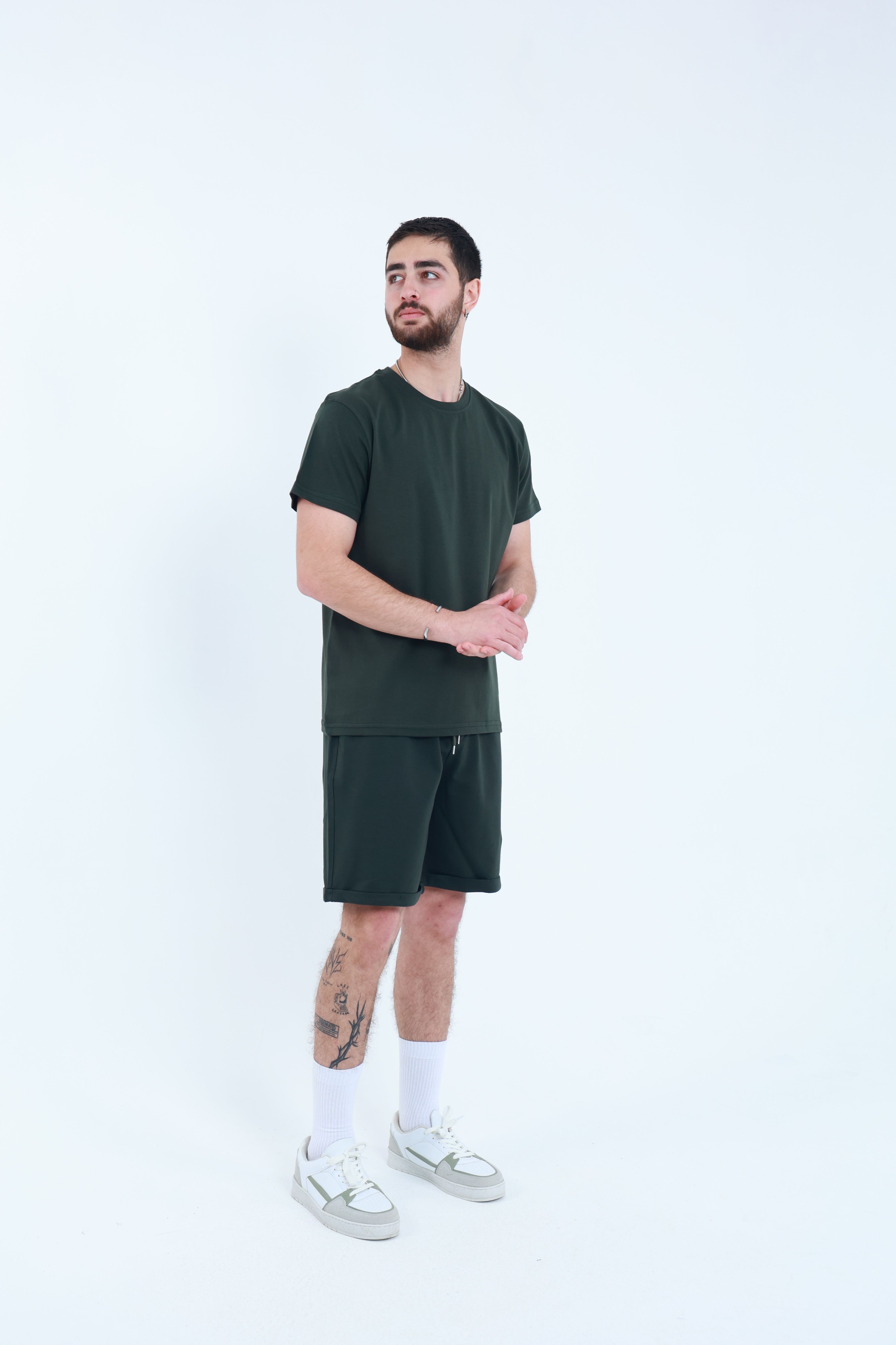 Şort T-Shirt Takım Haki