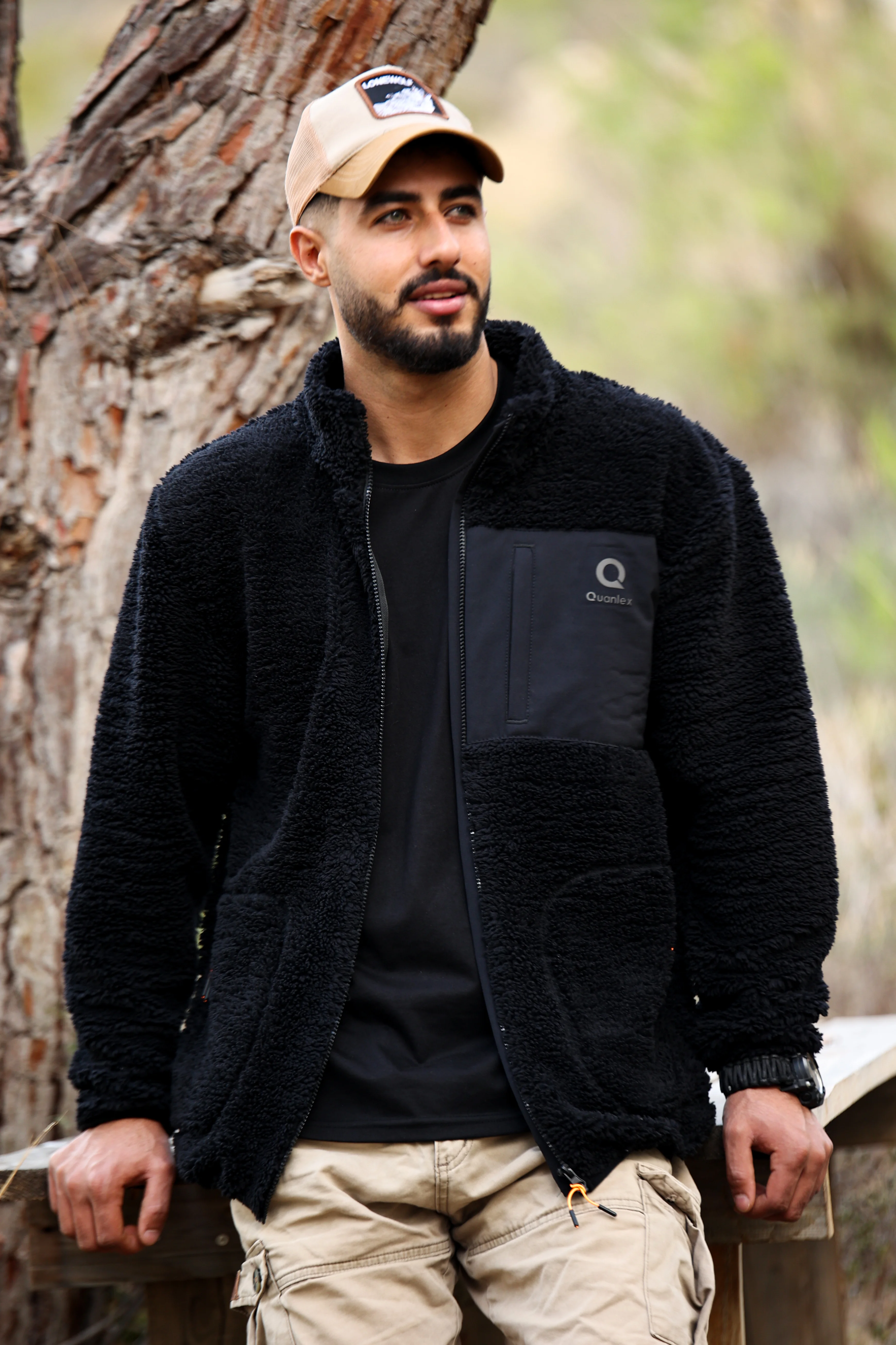 Siyah Kuzu Welsoft Polar Ceket