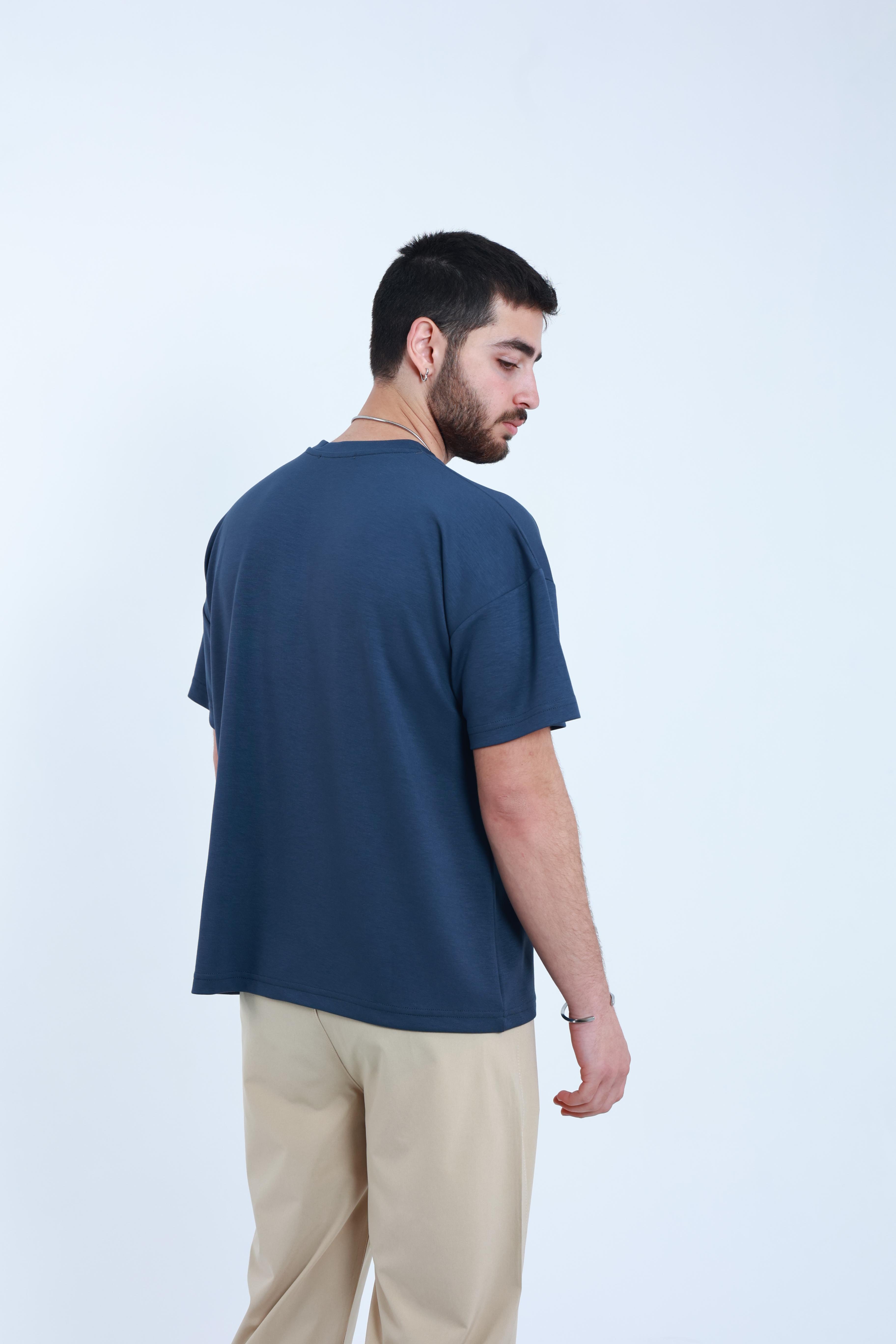 Modal Oversized T-Shirt Füme