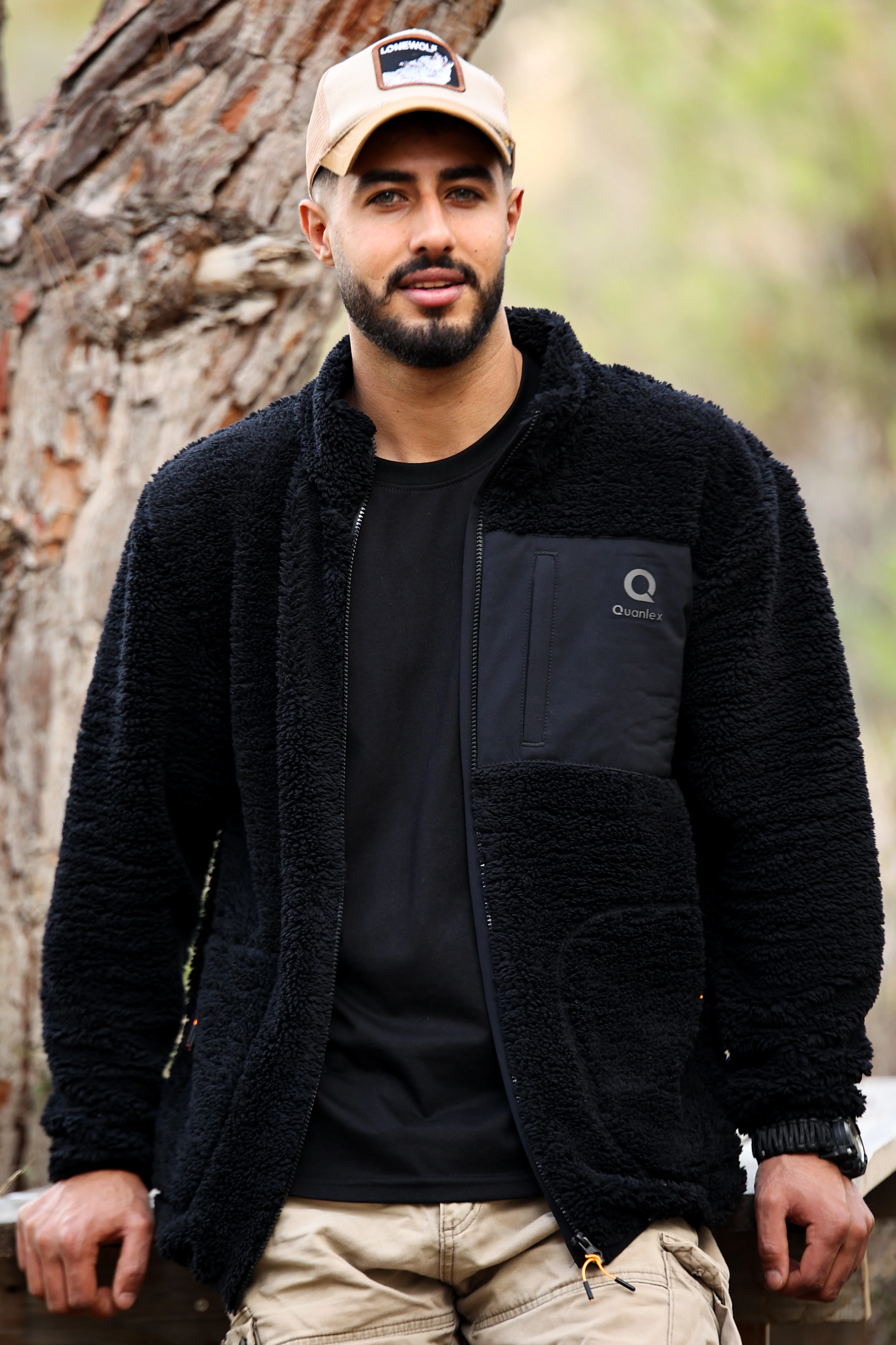 Siyah Kuzu Welsoft Polar Ceket