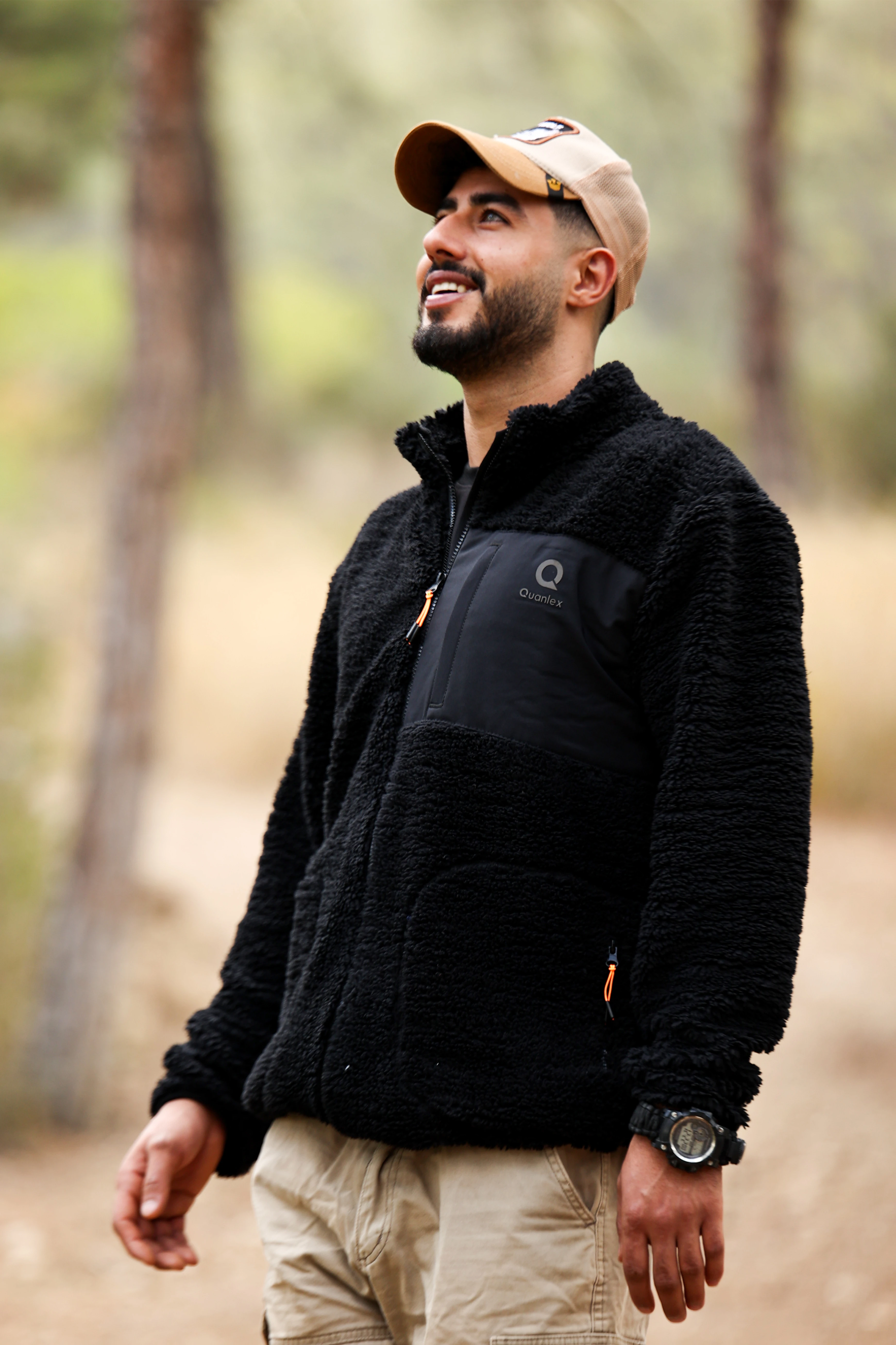 Siyah Kuzu Welsoft Polar Ceket