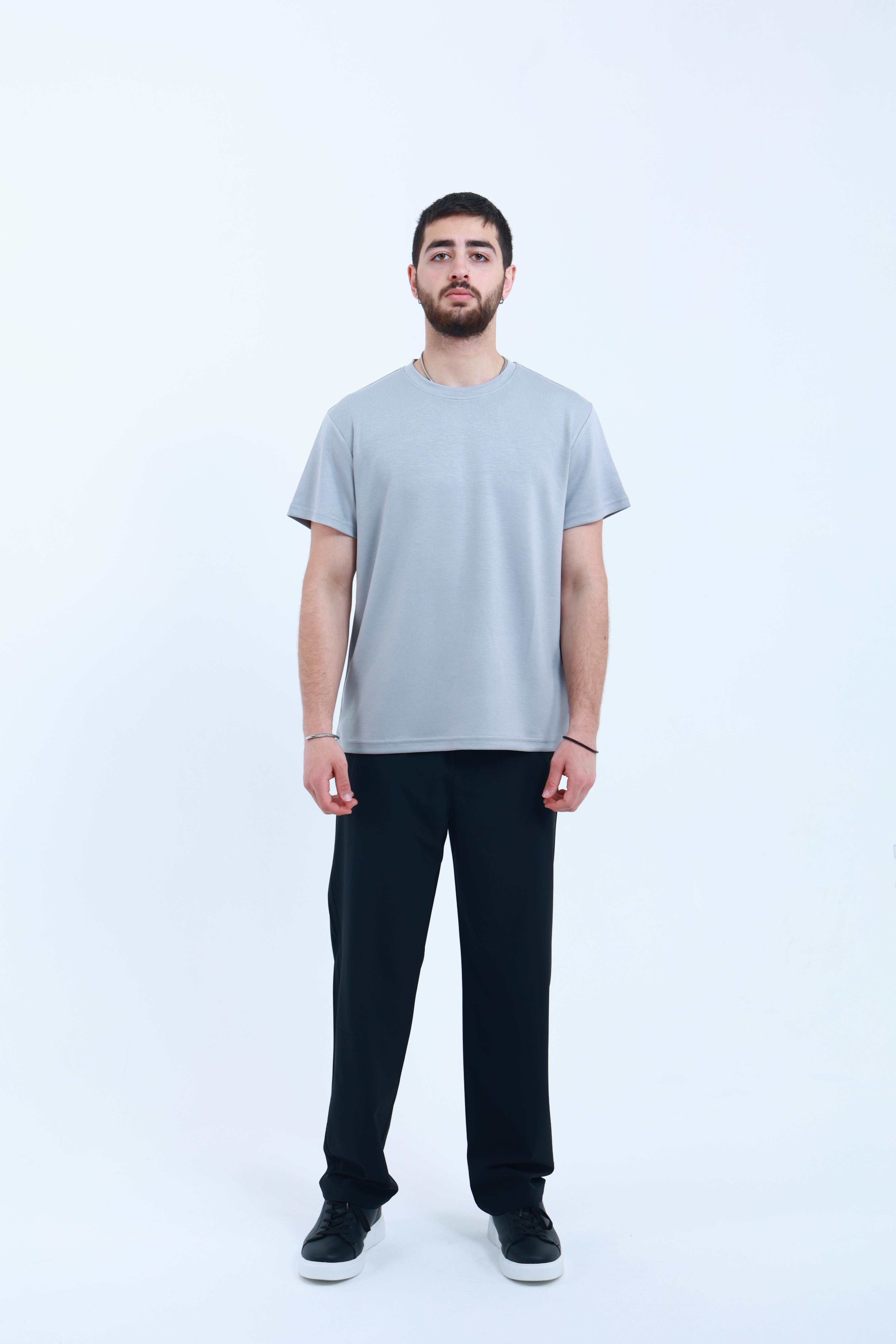 Modal Regular T-Shirt Gri