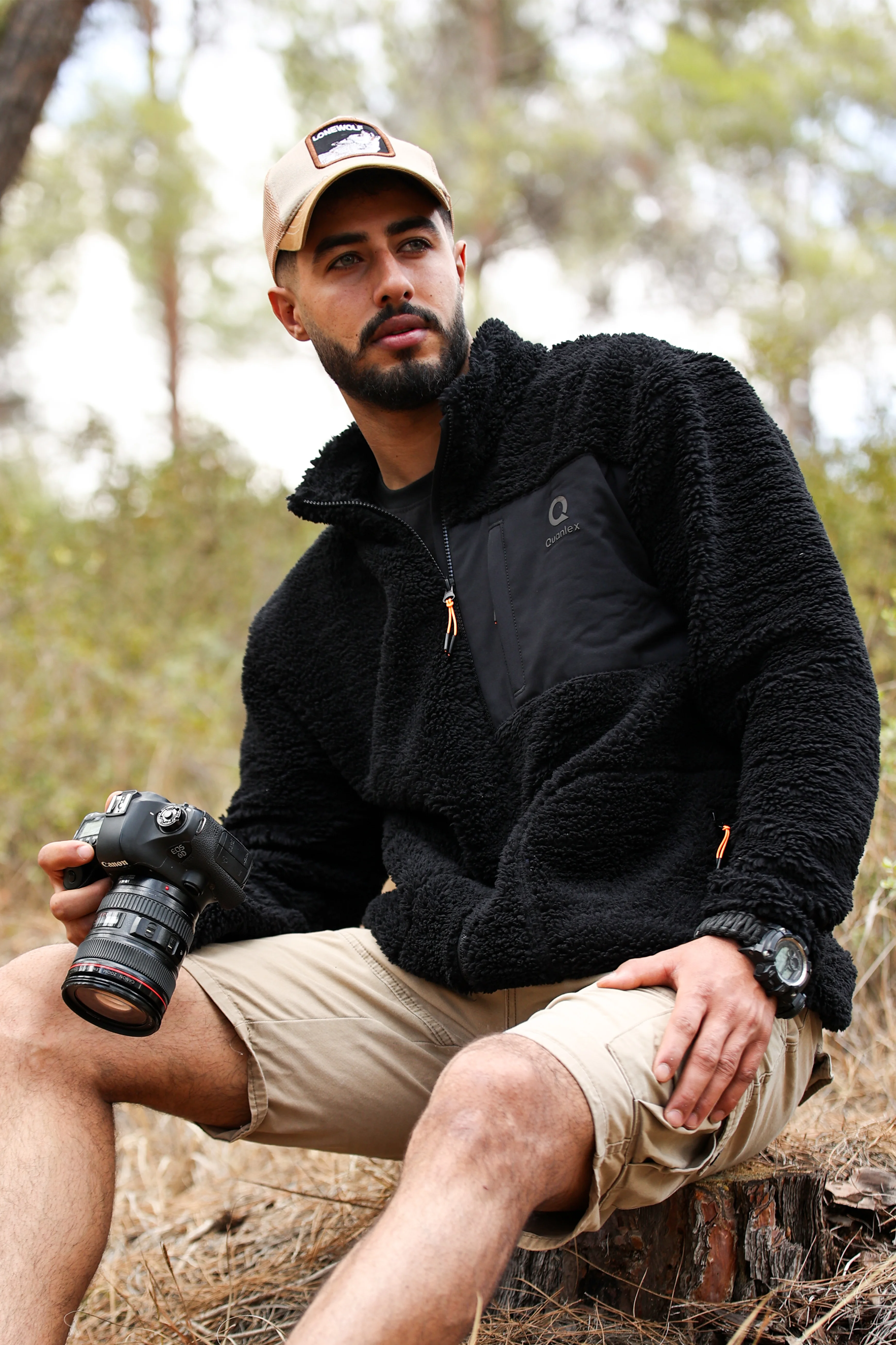 Siyah Kuzu Welsoft Polar Ceket