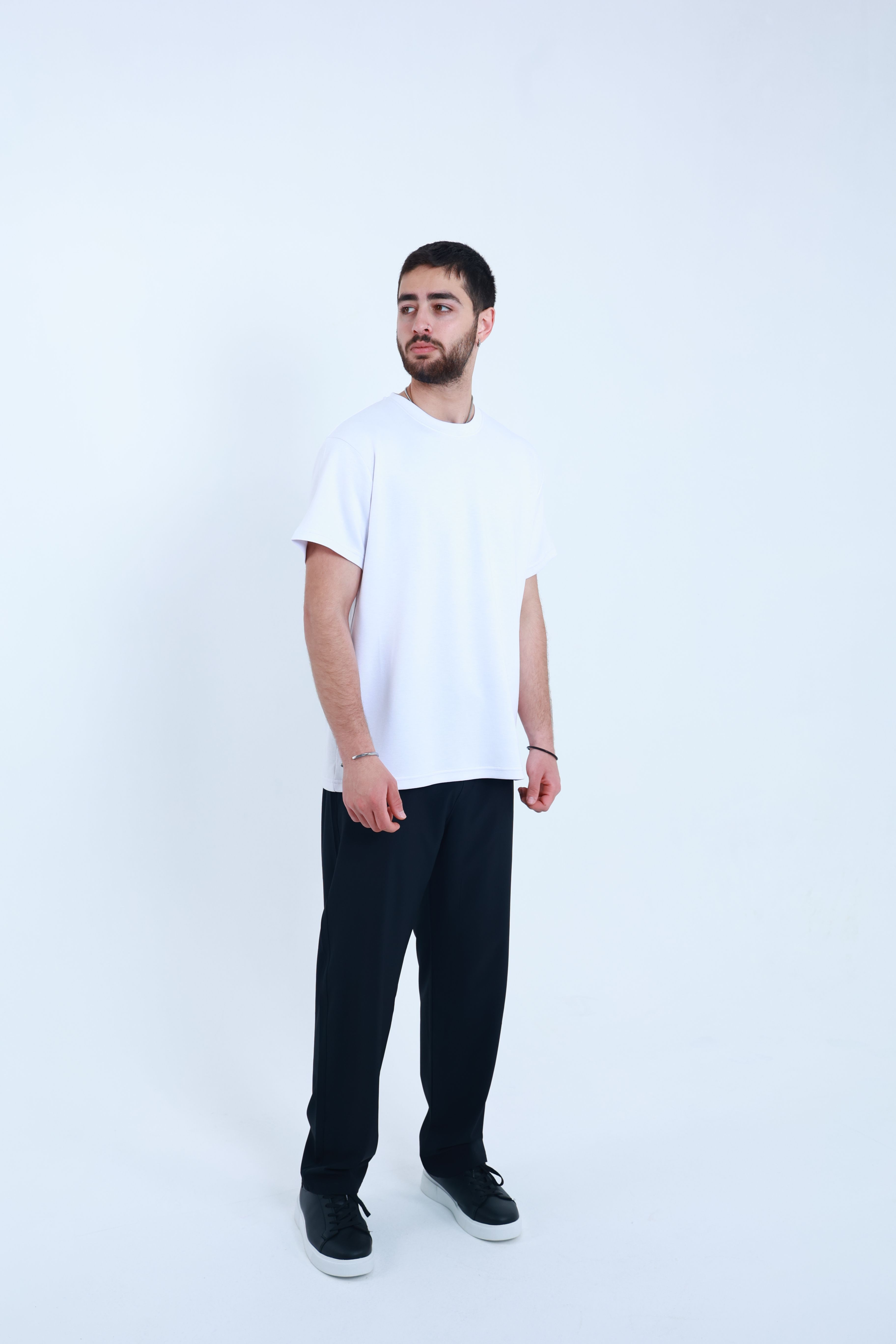 Modal Regular T-Shirt Beyaz
