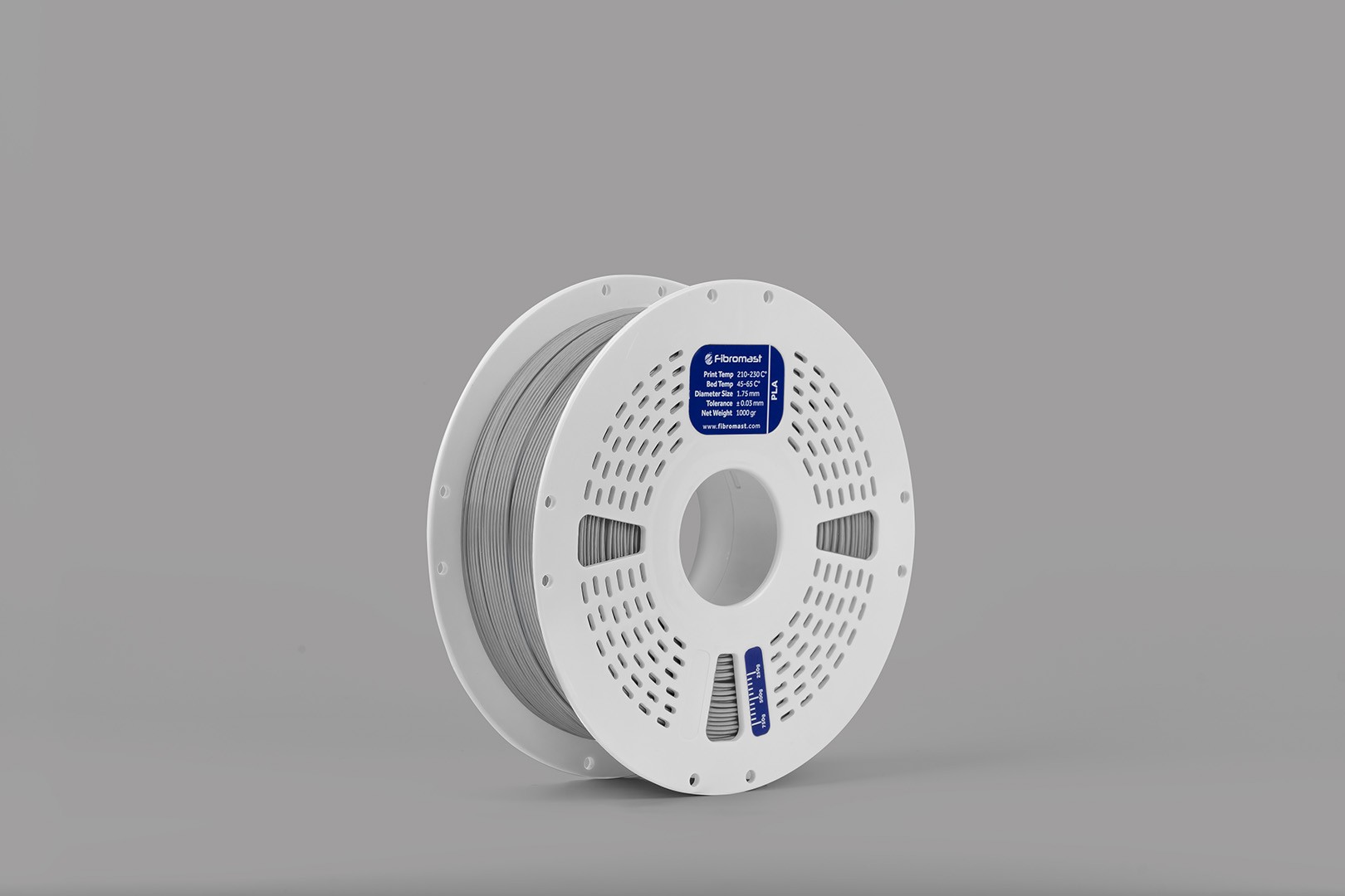 Fibromast PLA Filament - Gümüş Gri