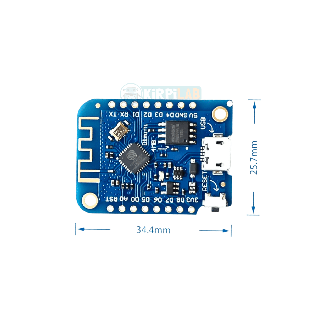 WeMos D1 Mini – ESP8266 Tabanlı WiFi Geliştirme Kartı