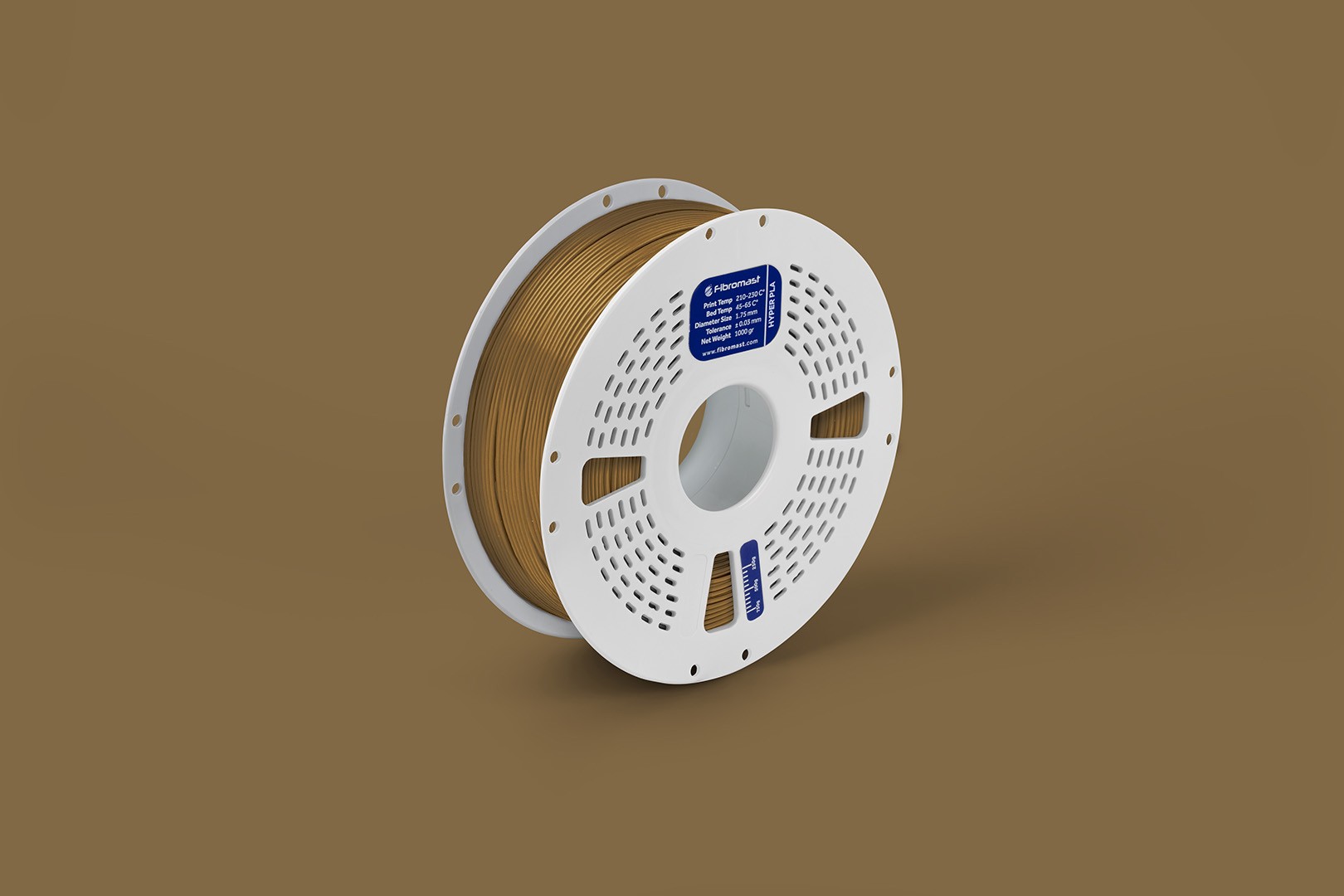 Fibromast Hyper PLA Filament - Gold