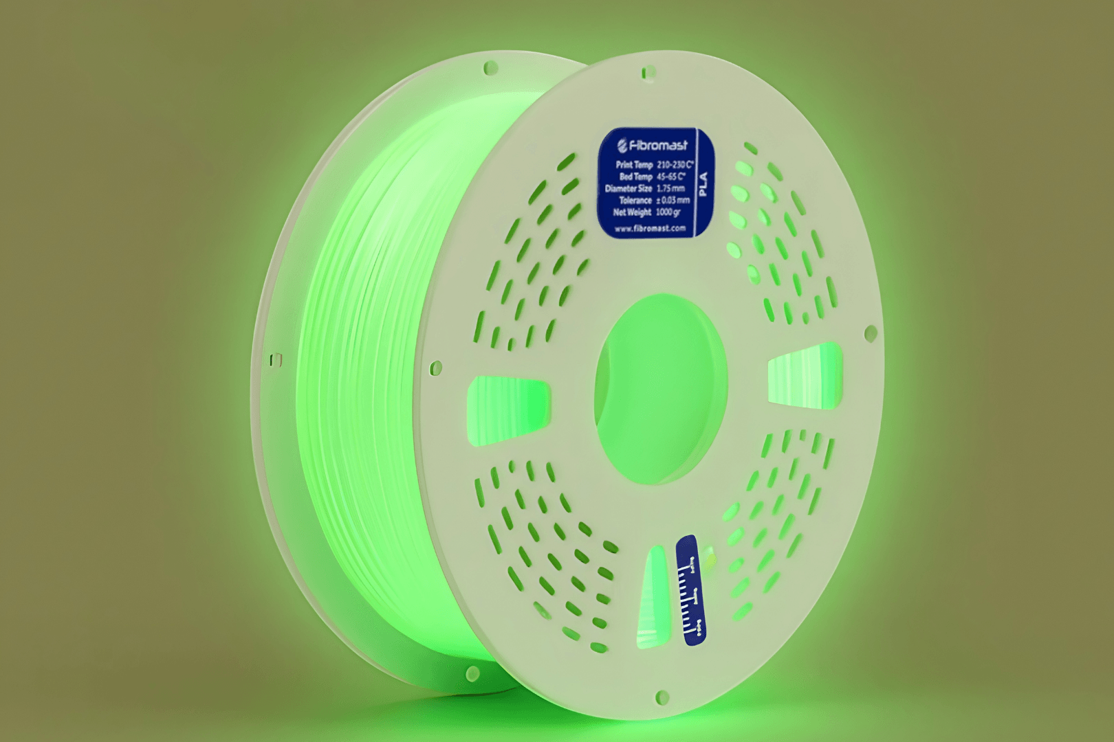 Fibromast PLA Filament - Fosforlu