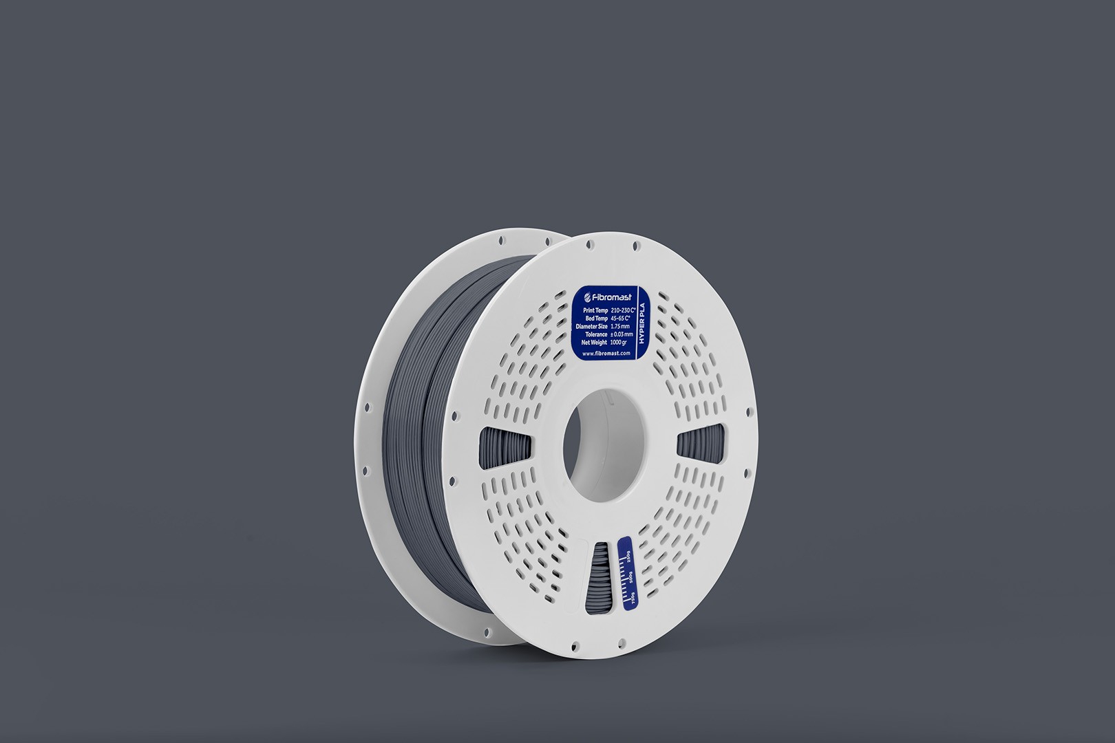 Fibromast Hyper PLA Filament - Antrasit Gri