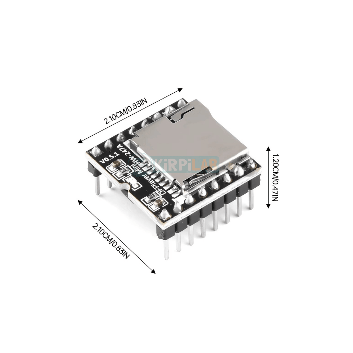 Mini MP3 Çalar Modülü – Arduino, ESP32 ve Raspberry Pi Uyumlu