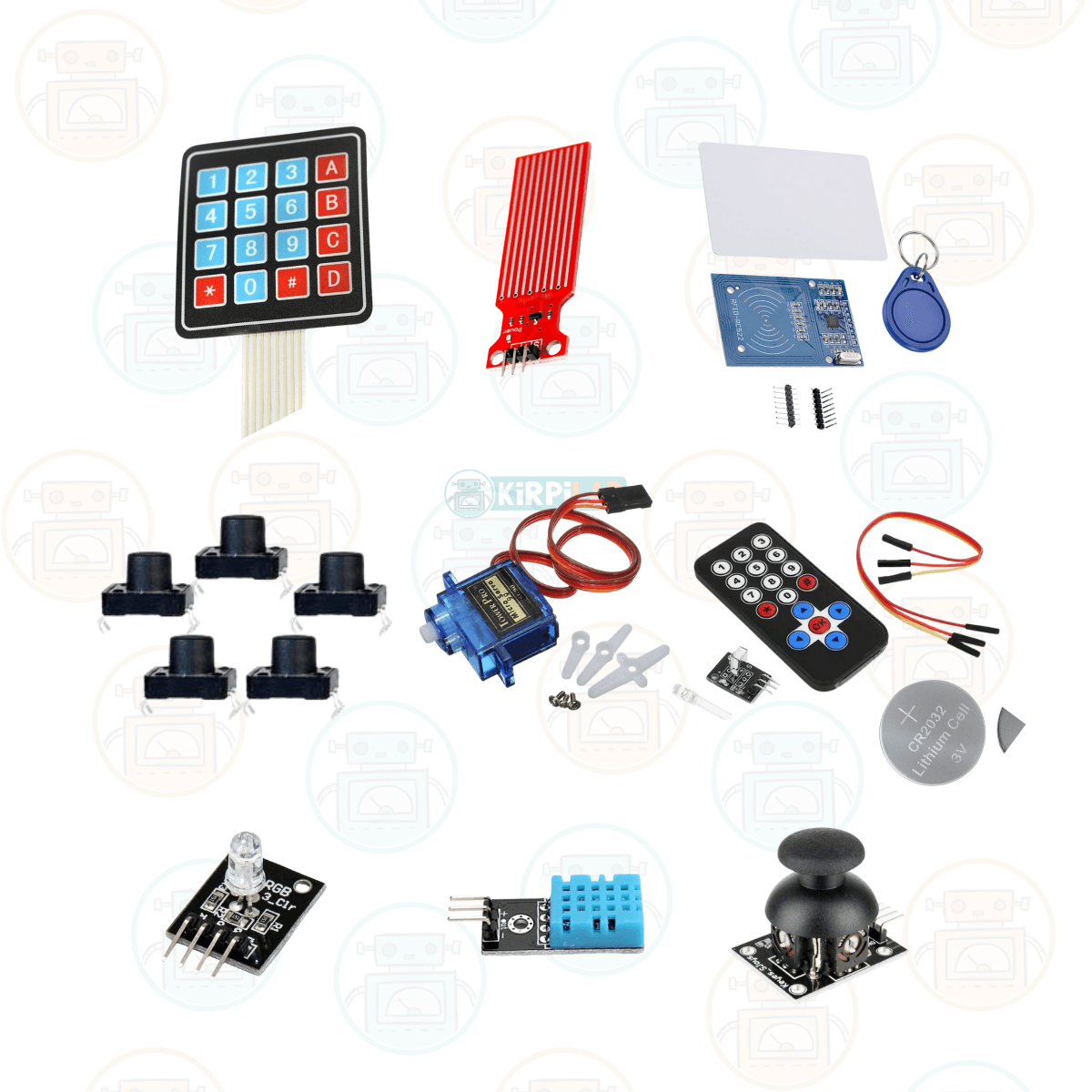 Kirpilab Arduino Başlangıç Seti 51 Parça 220 Bileşenli Gelişmiş Maker Seti + Saklama Kutulu