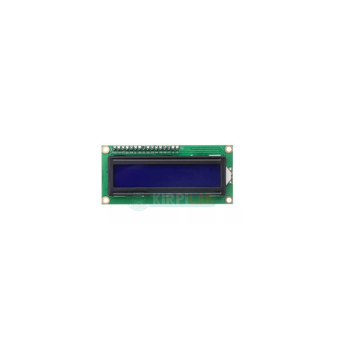 16x2 LCD Ekran – I2C Lehimli Mavi Display