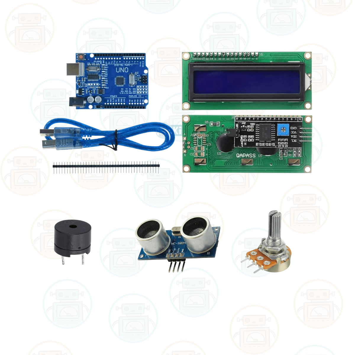 Kirpilab Arduino Başlangıç Seti 26 Parça 148 Bileşenli Maker Seti + Saklama Kutulu