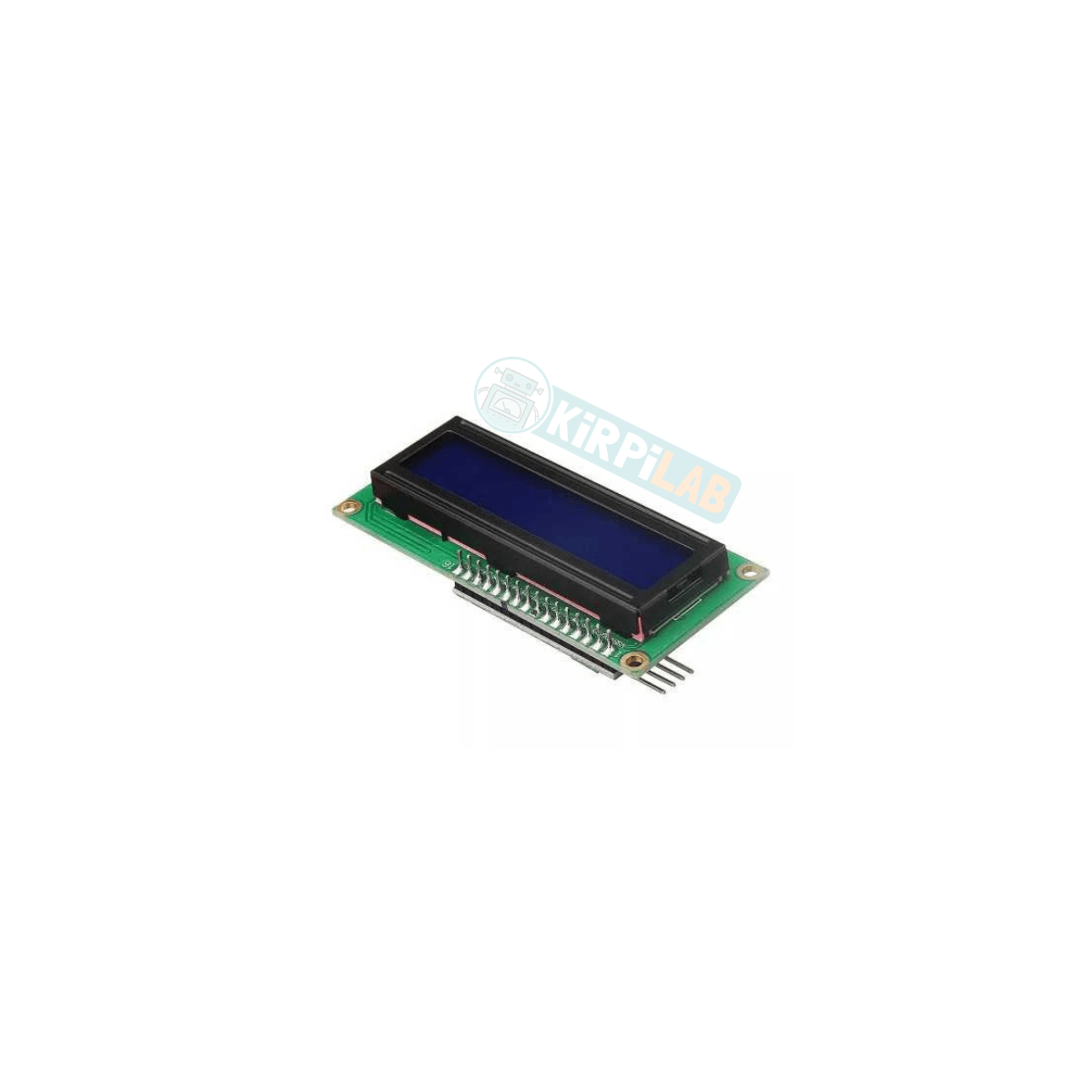 16x2 LCD Ekran – I2C Lehimli Mavi Display