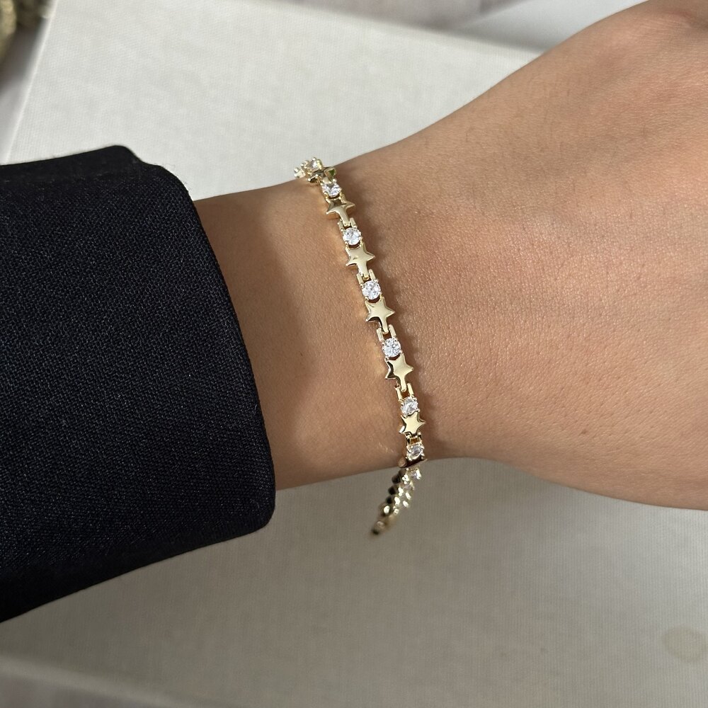 Kristal Star Bileklik