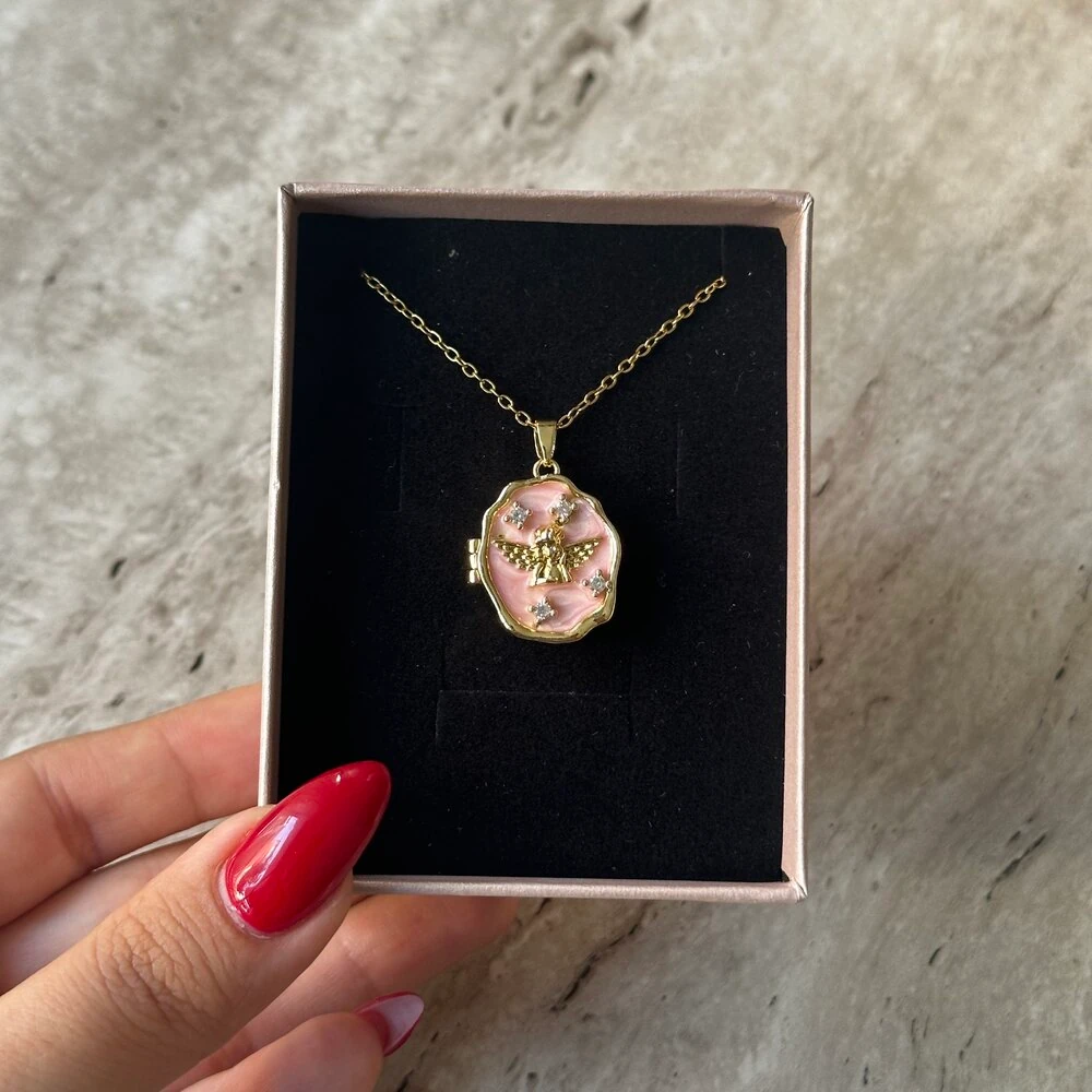 Angel Kapaklı Kolye