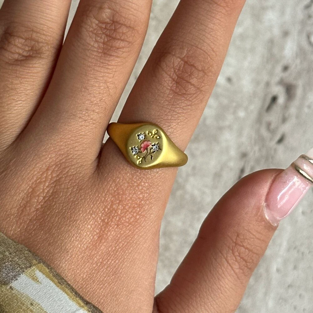 Bohem Flovers Yüzük