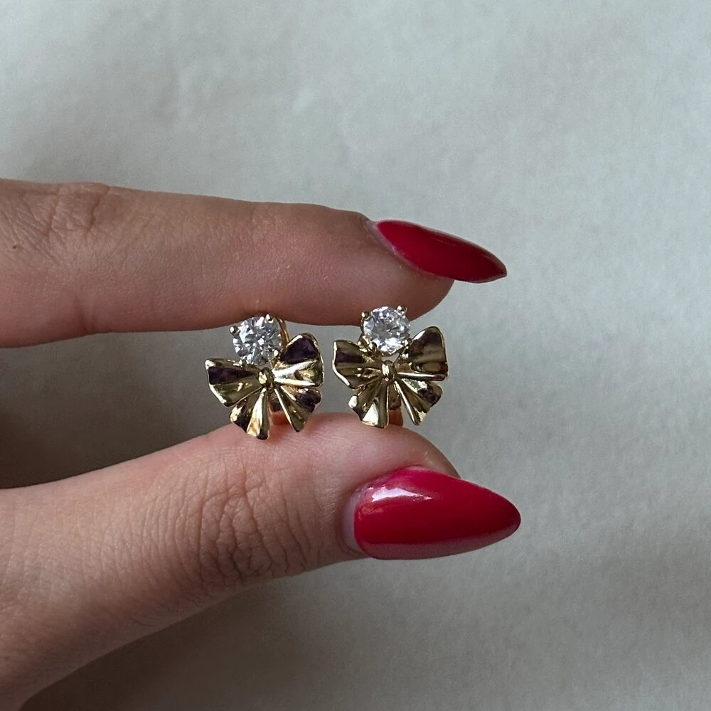 Kristal Fiyonk Küpe