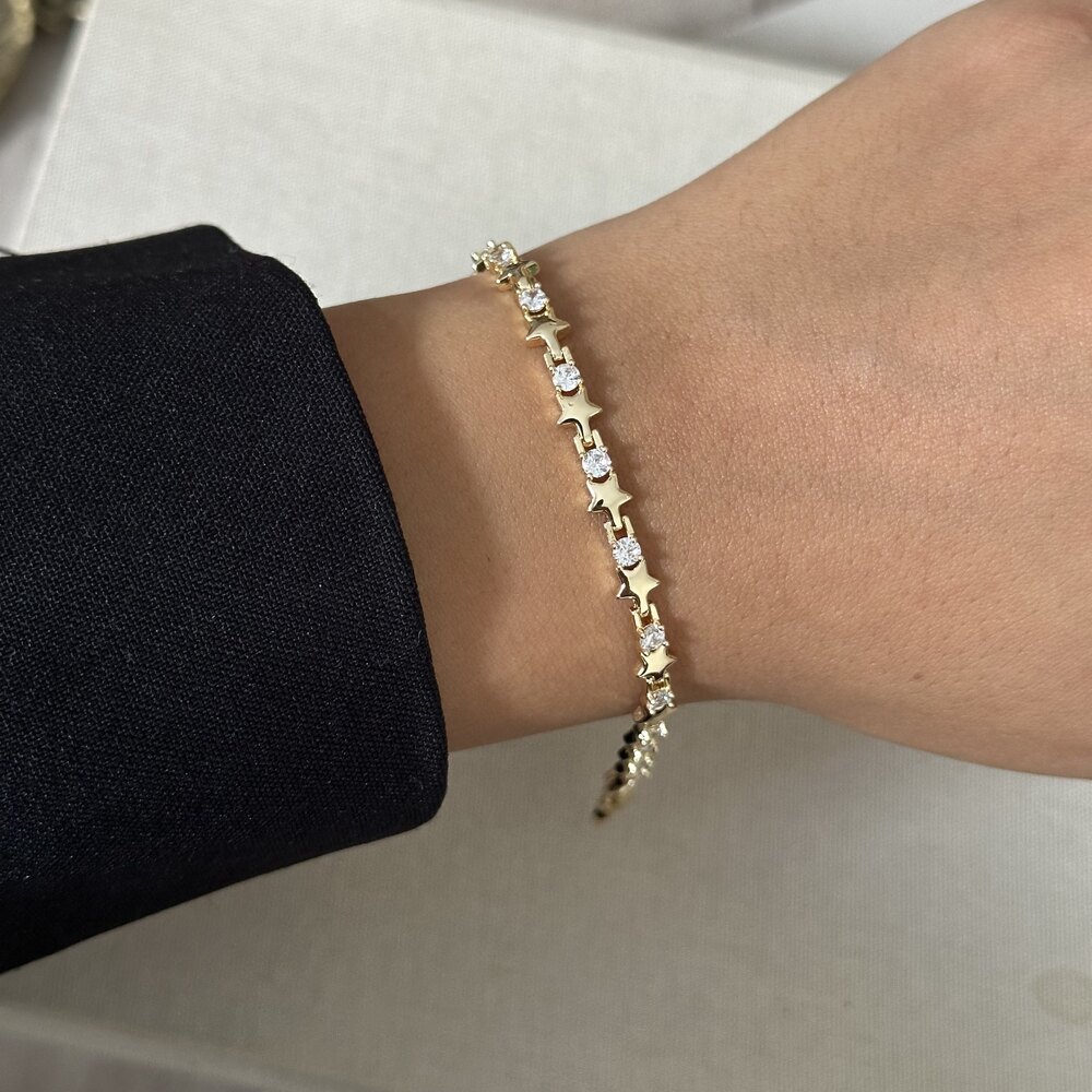 Kristal Star Bileklik