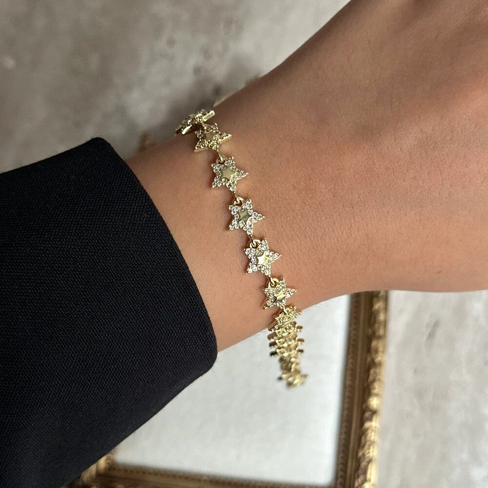 Kristal Yıldız Bileklik