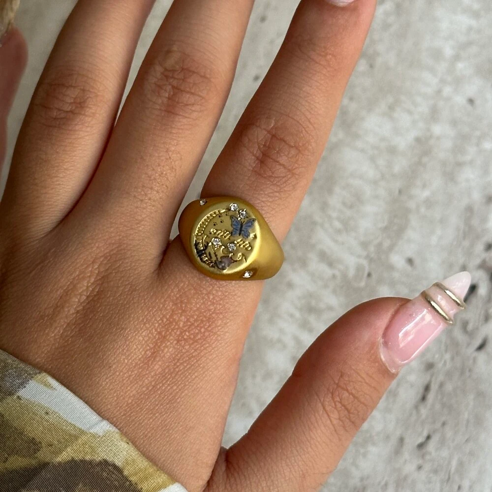 Kelebek Bohem Yüzük