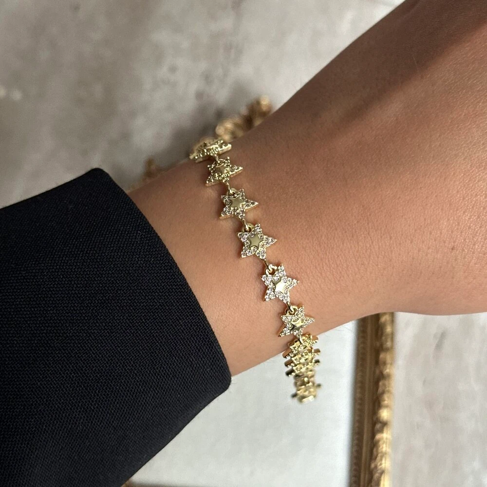 Kristal Yıldız Bileklik