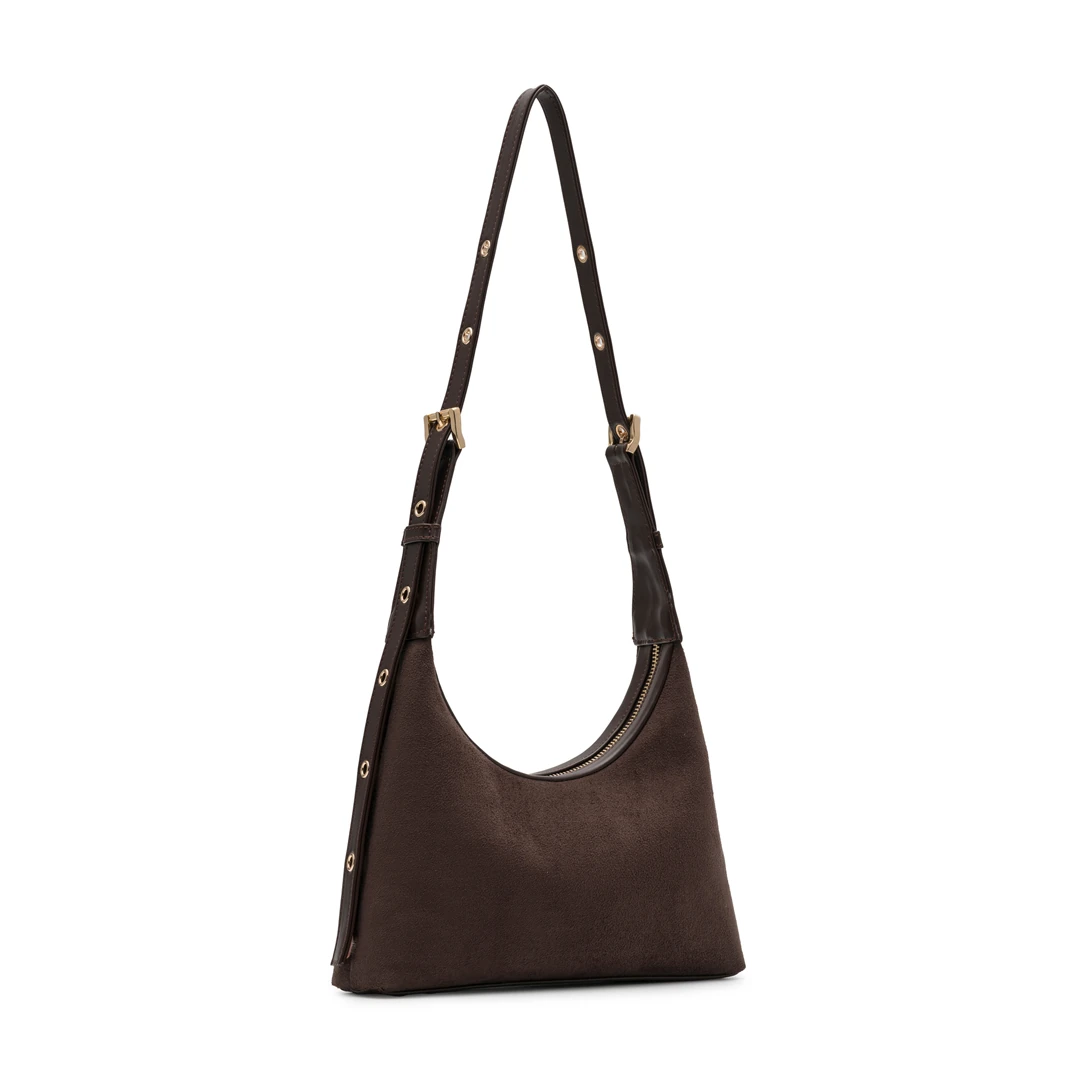 Octo – Suede Brown No7 | Süet Kahverengi Omuz Çantası