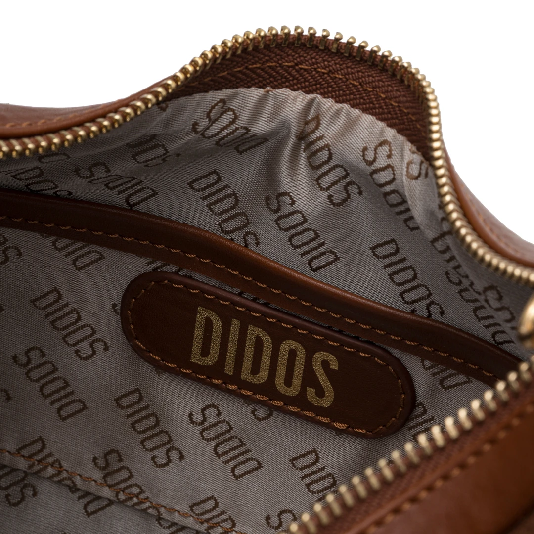 Octo – Caramel Suede No7 | Süet Taba Omuz Çantası