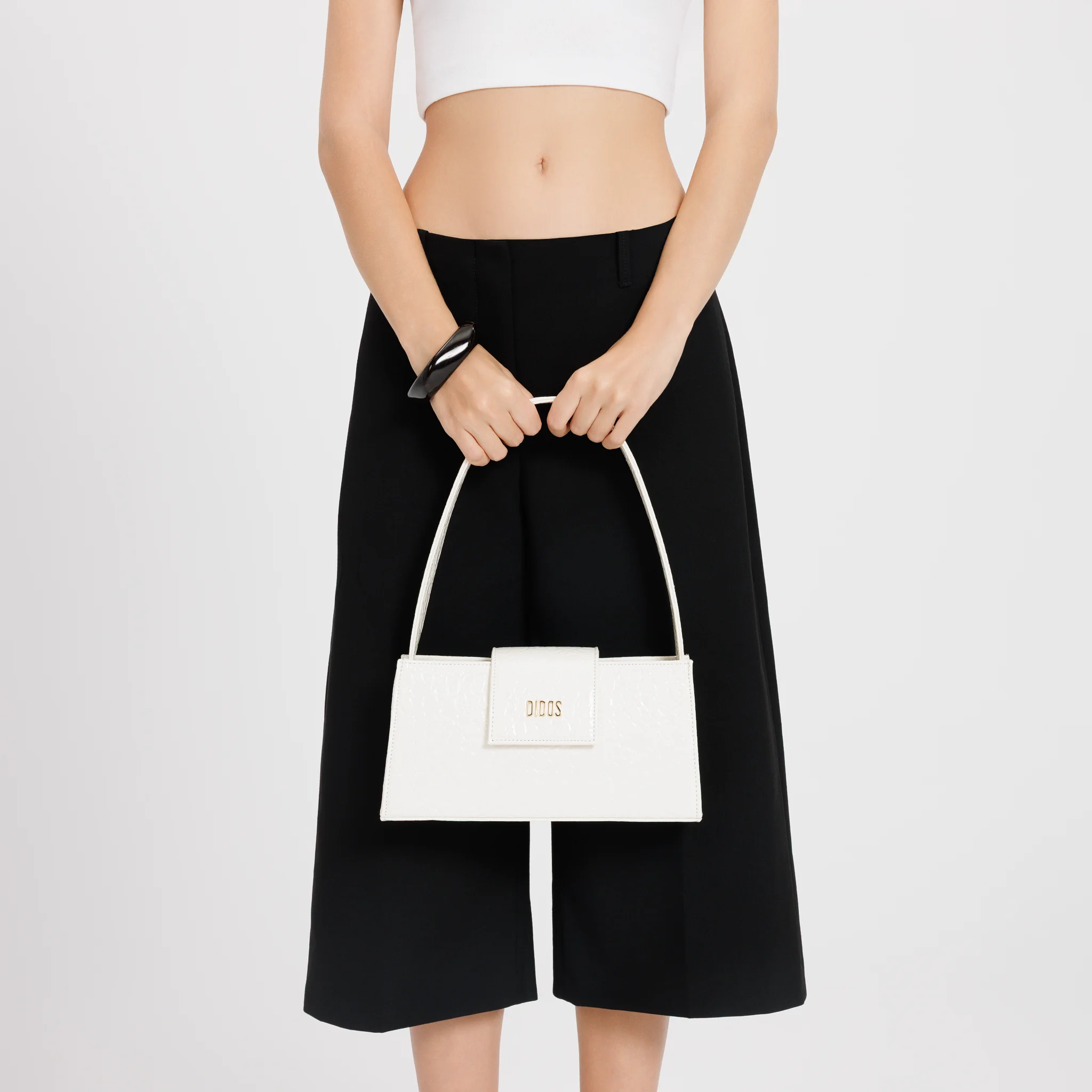 Igua - White No8 | Beyaz Omuz Çantası