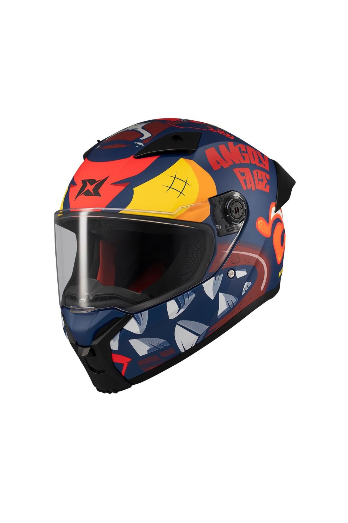 AXXIS FENIX ANGRY FACE C5 RED MATT