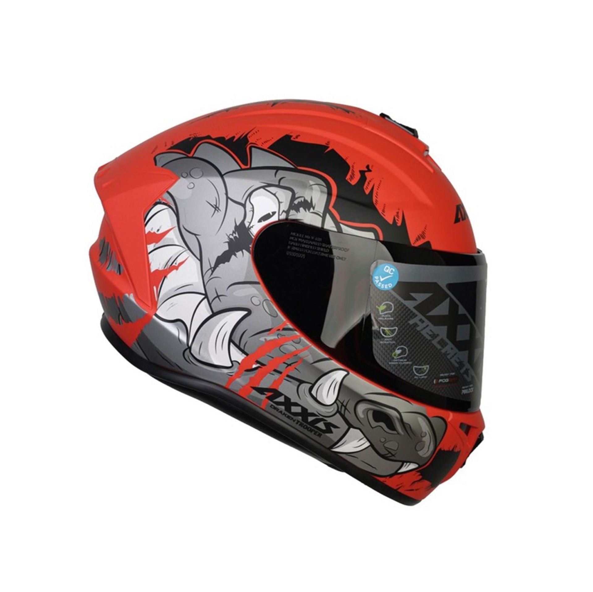 Axxis Draken Trooper Matt Red