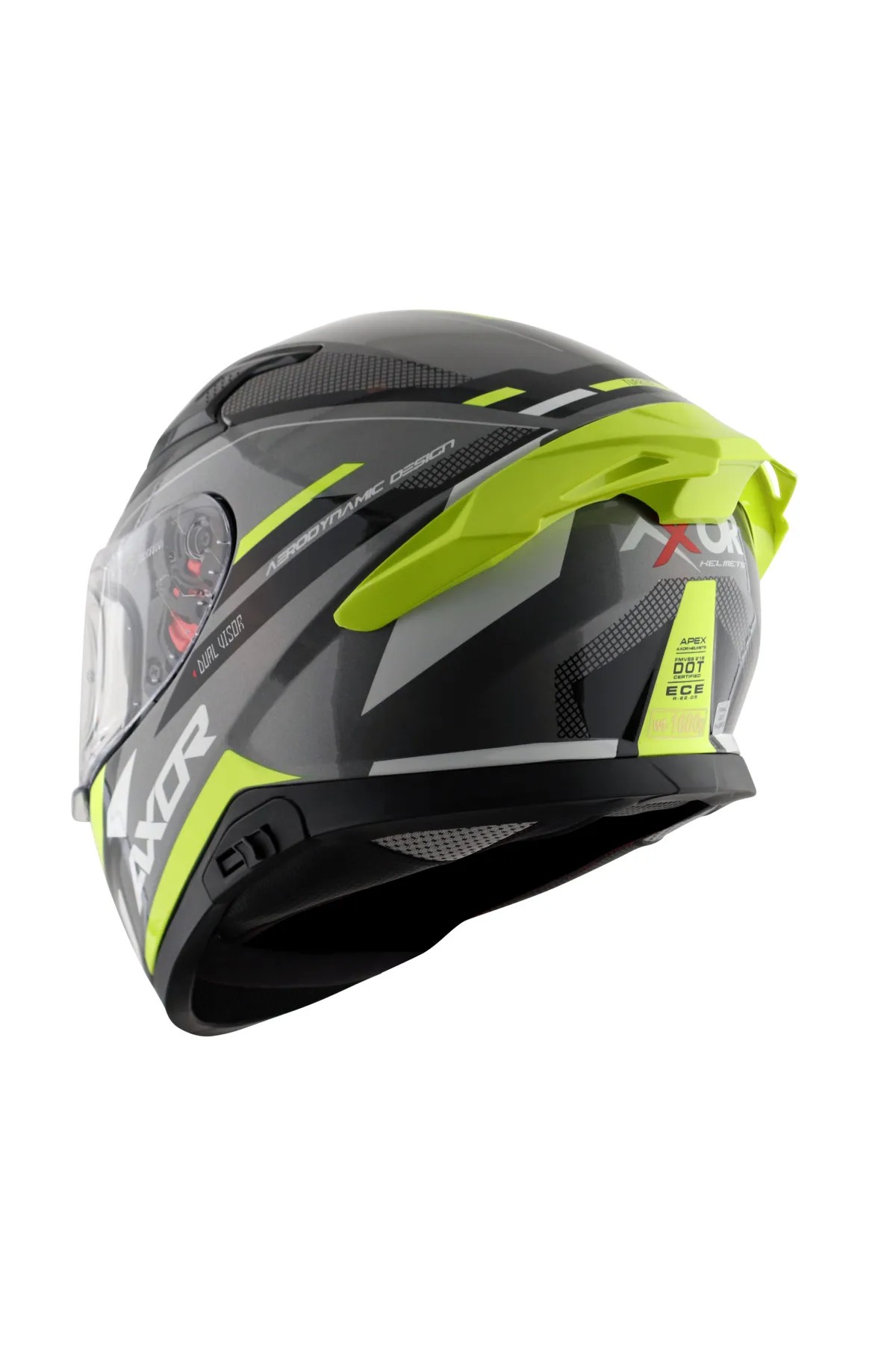 Axor Helmets Apex Turbine Black Neon Grey