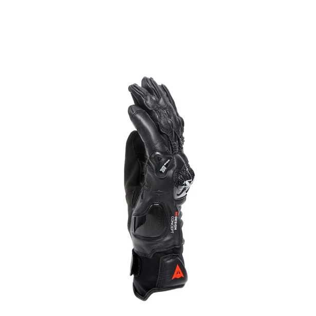 DAINESE ELD/CARBON 4 SHORT LTHR GLOVES BLACK BLACK