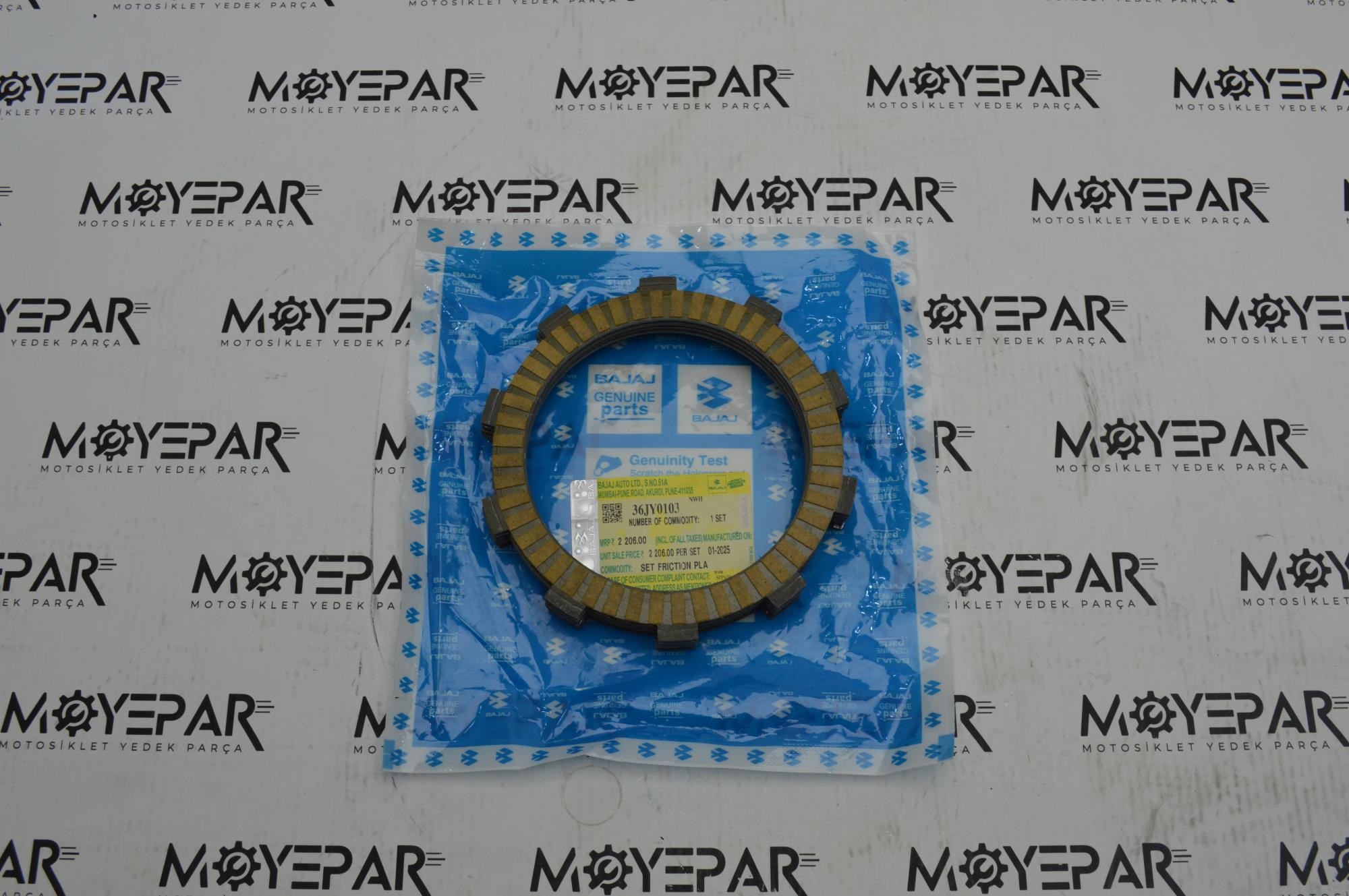 36JY0103 BAJAJ DOMİNAR 400 DEBRİYAJ BALATA SETİ ORJİNAL