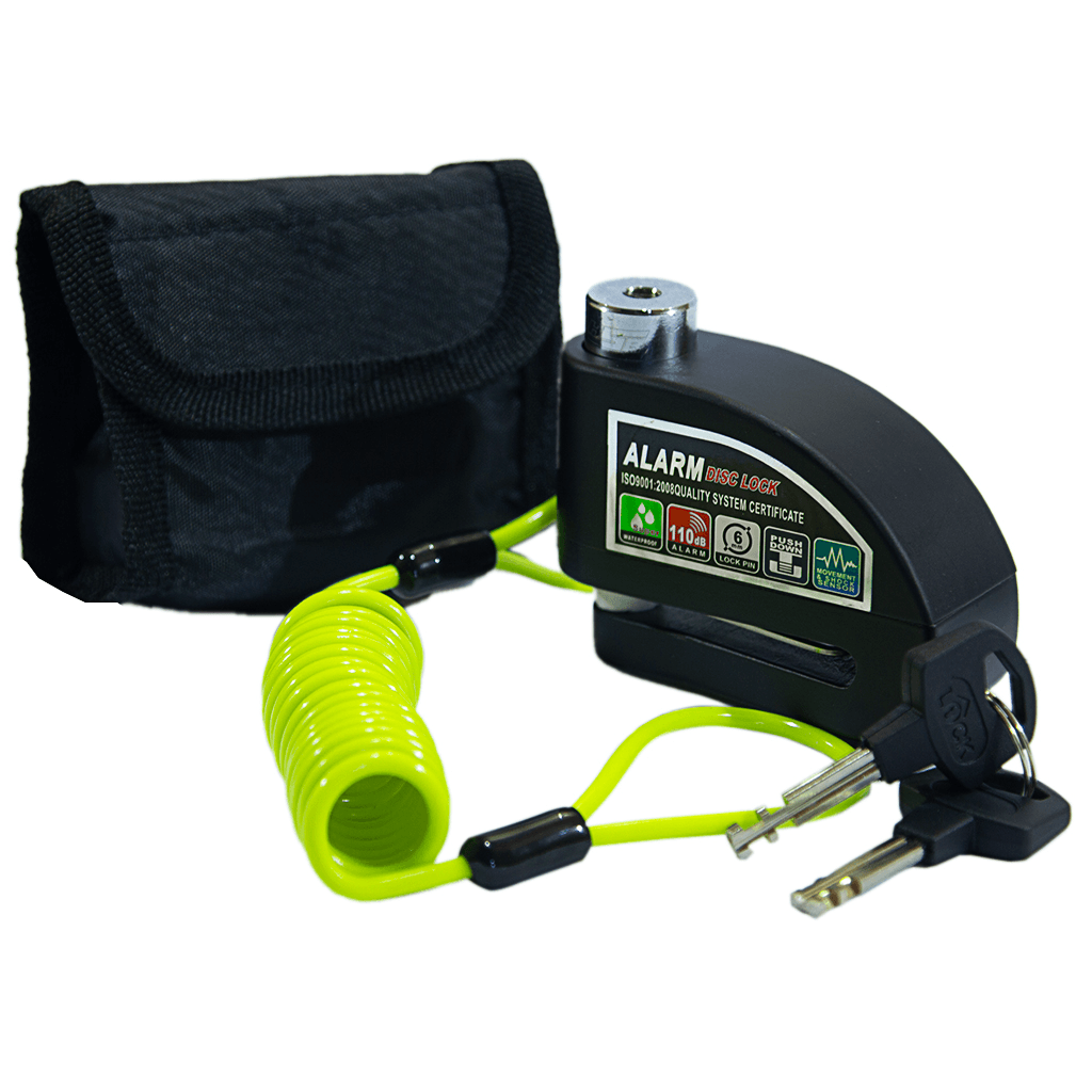 HSB-125 DİSK KİLİDİ ALARMLI KABLOLU SİYAH