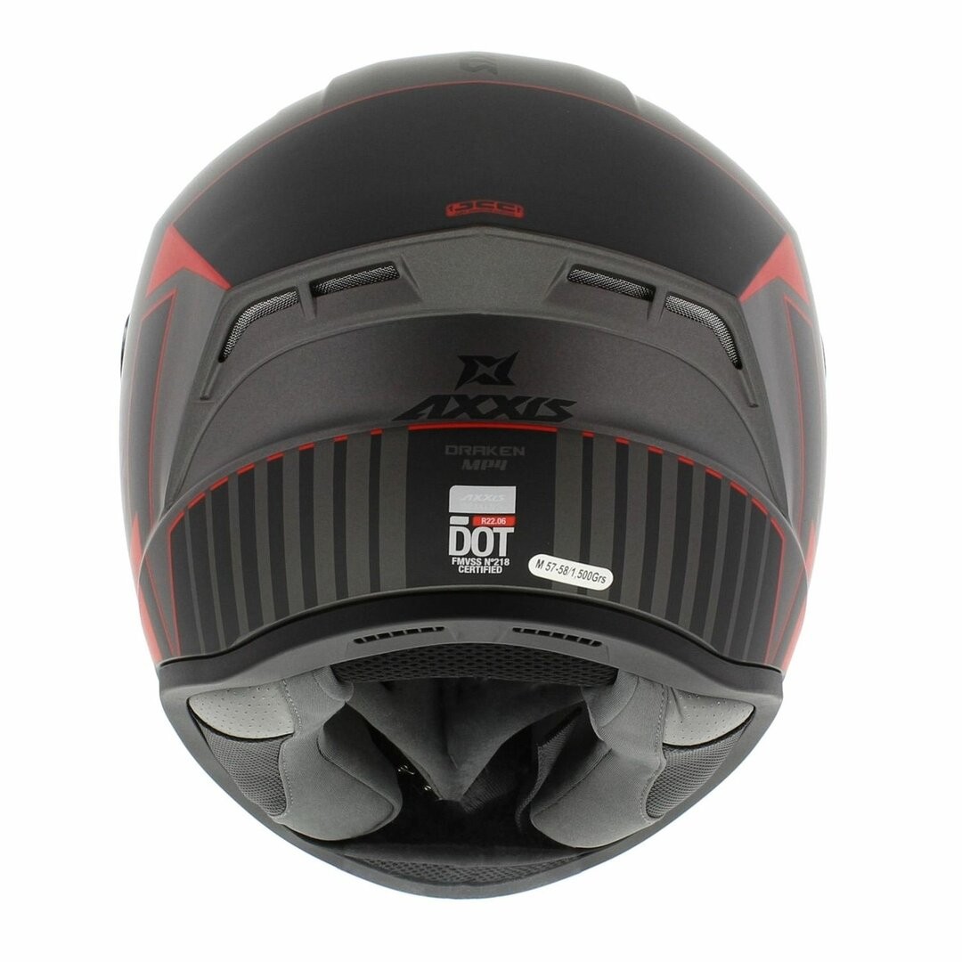 Axxis Draken S Mp4 C5 Matt Red+ Black Visor