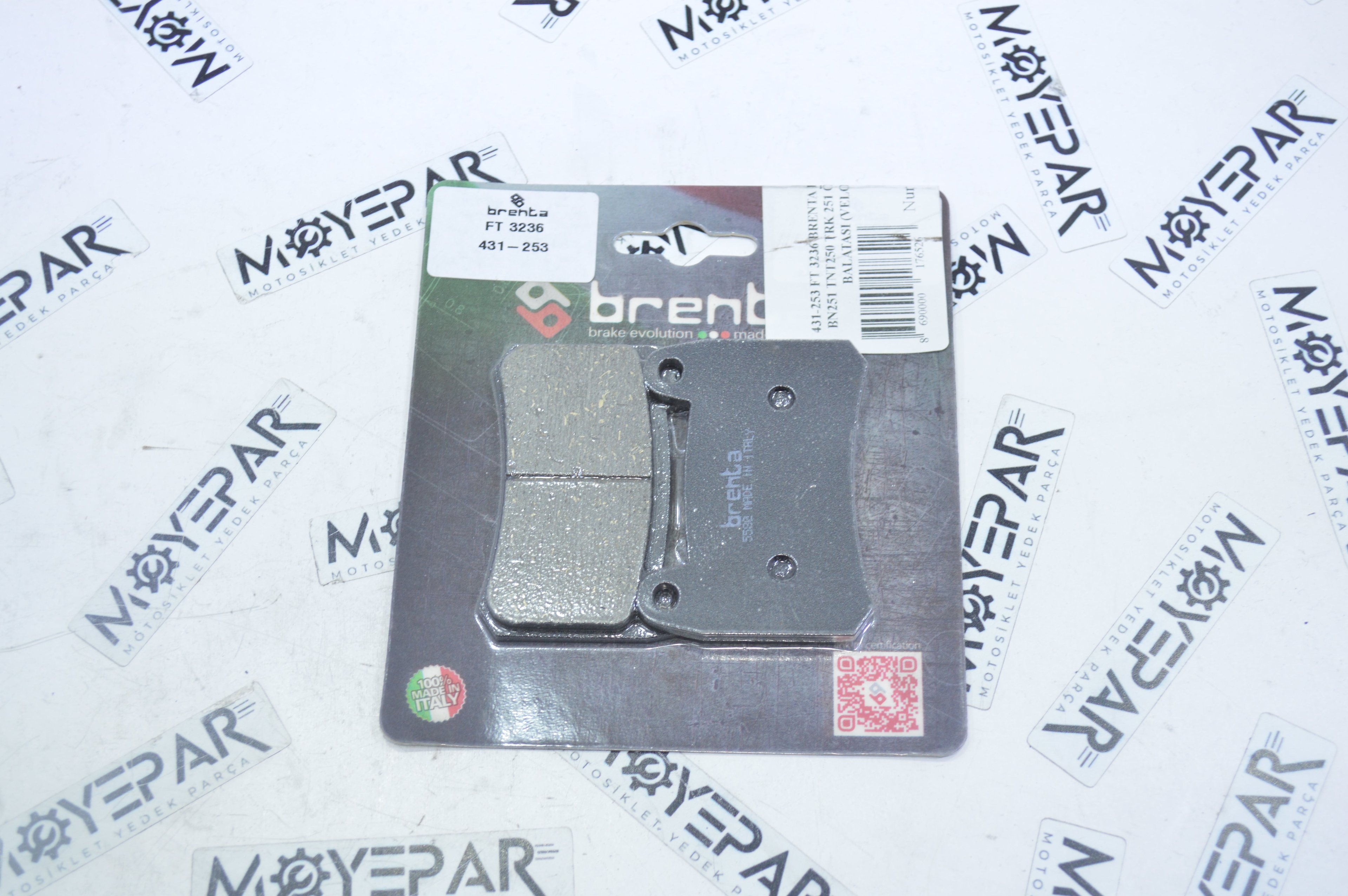 431-253 Ft 3236 Brenta Benelli Bn251 Tnt250 Trk251 Ön Fren Balatası