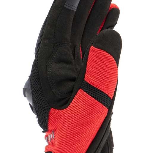 DAINESE ELD/MIG 3 AIR TEX GLOVES BLACK/RED-LAVA