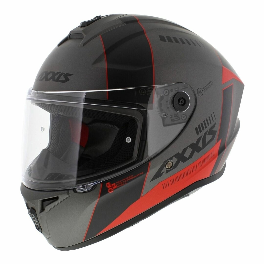 Axxis Draken S Mp4 C5 Matt Red+ Black Visor