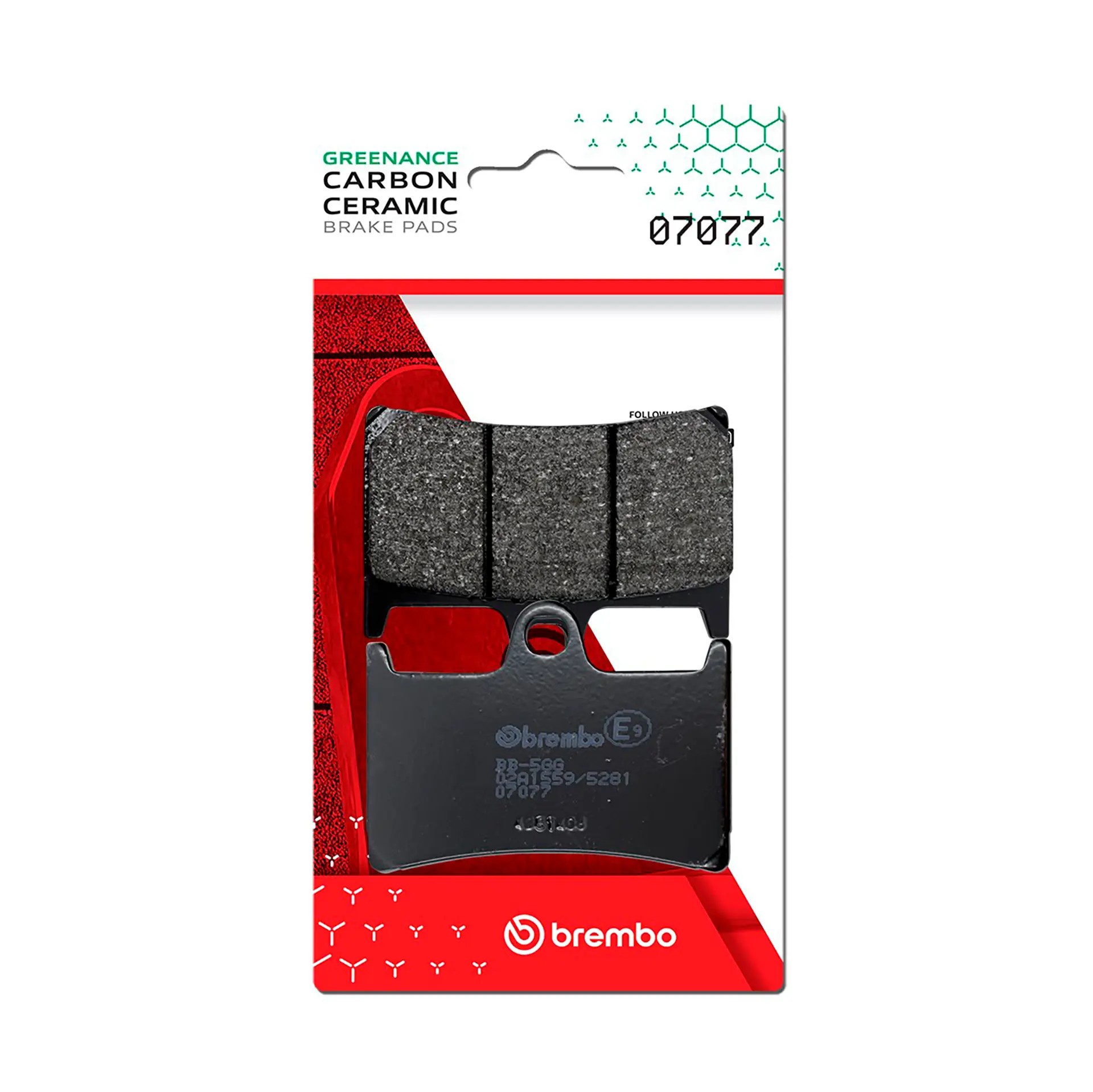 07077 YAMAHA MT 07 ÖN FREN BALATASI BREMBO KARBON SERAMİK