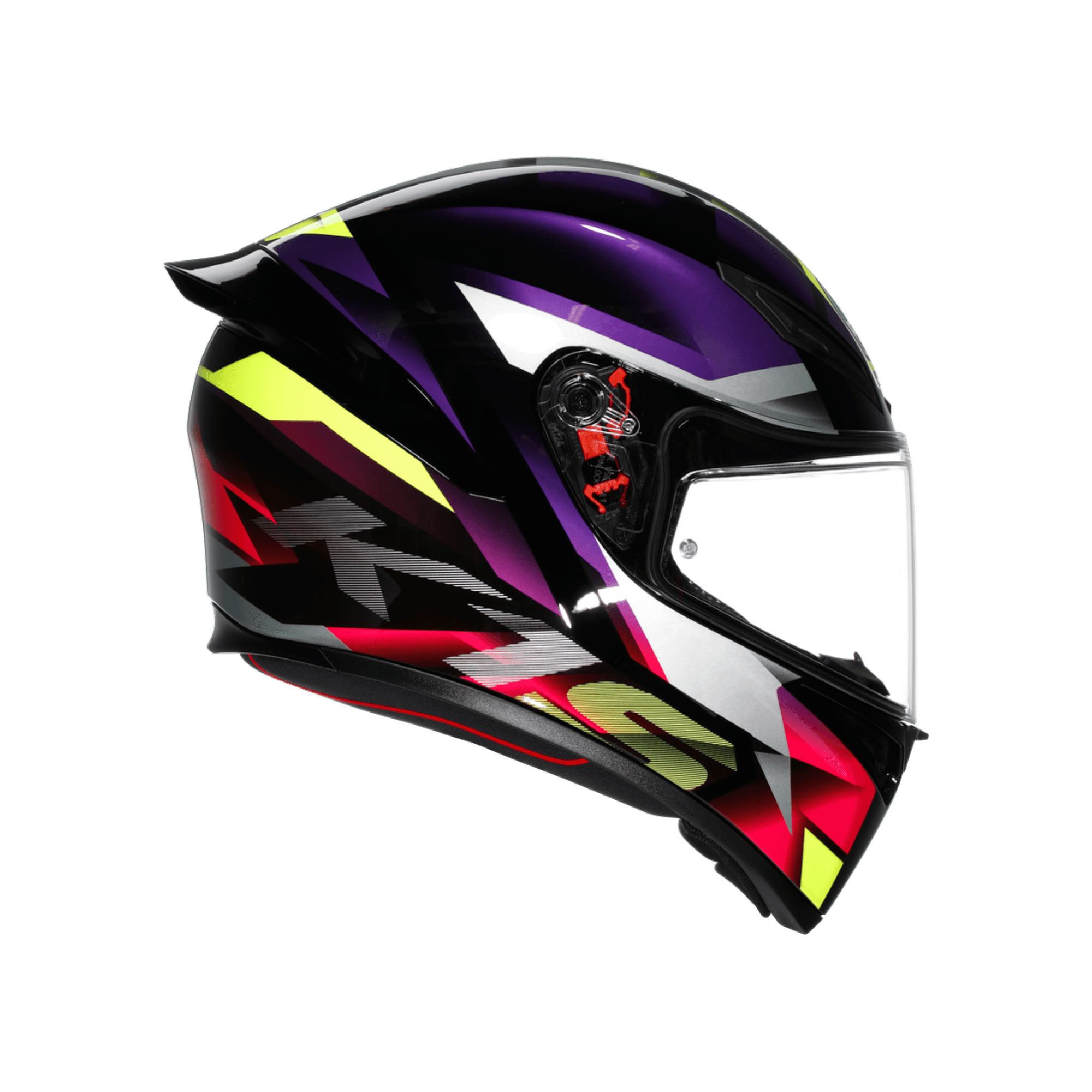 AGV KASK/K1 S E2206 FASTLAP BLACK PURPLE PINK M0196 FASTLAP